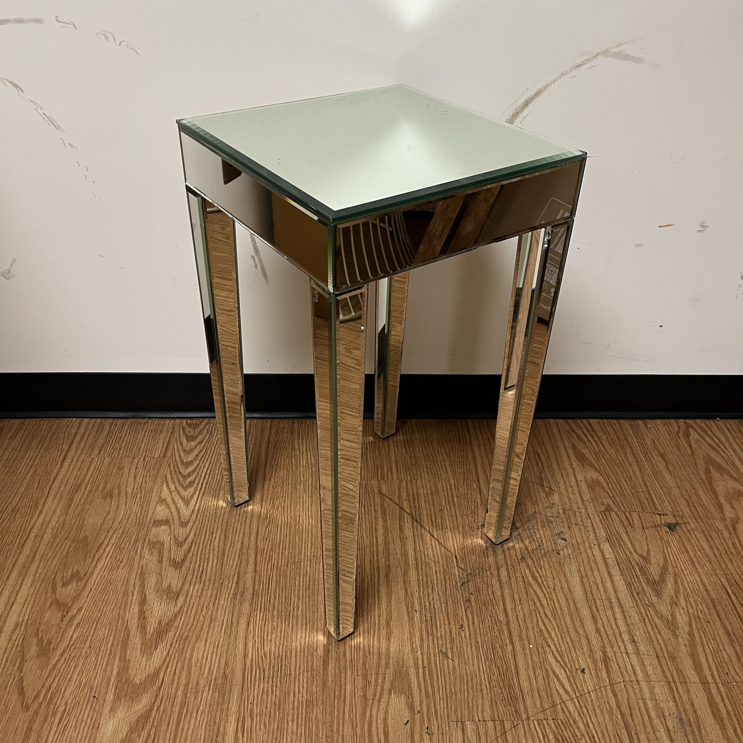Mirrored Nightstand - $30