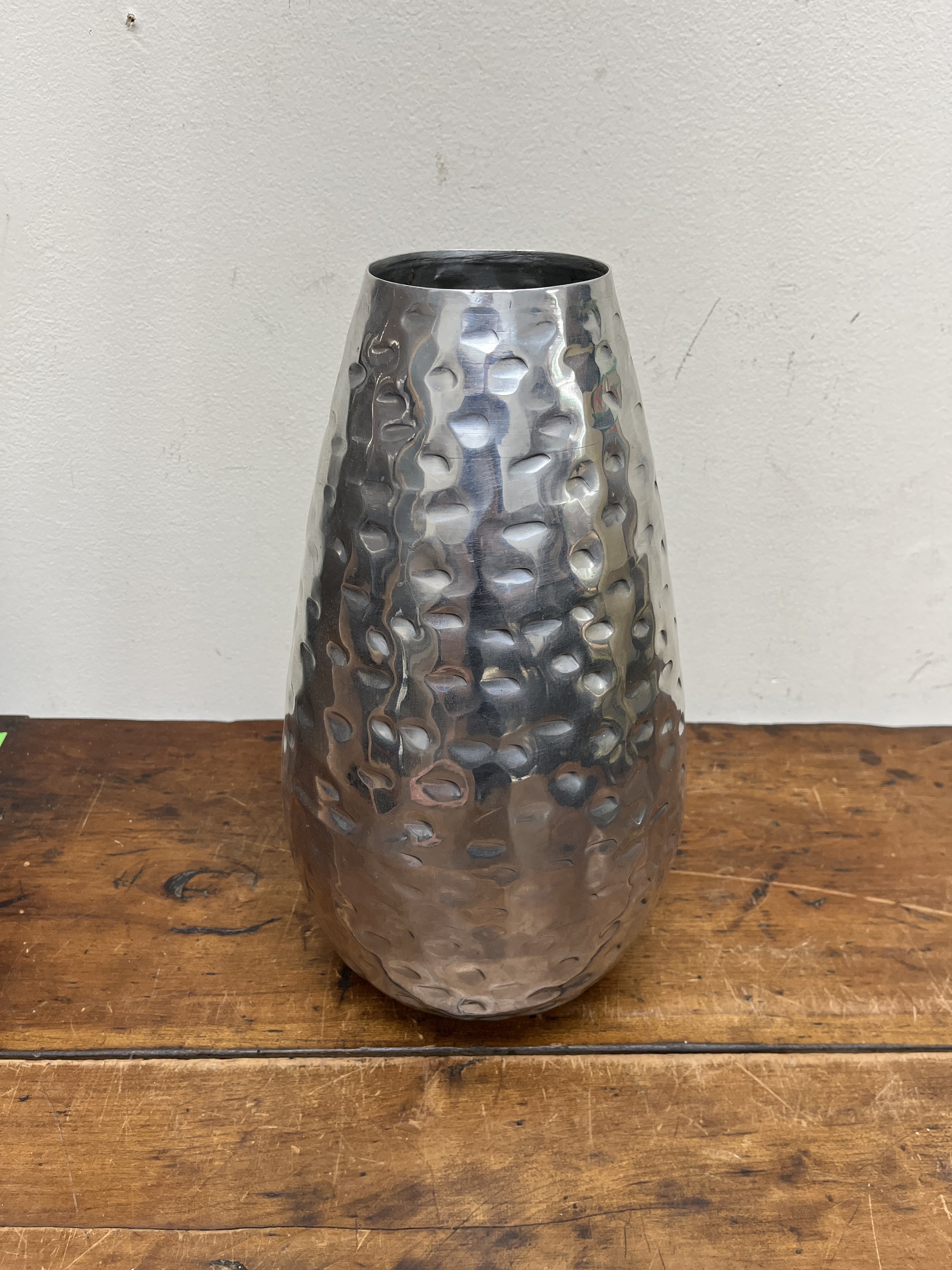 West Elm Hammered Steel Vase - $20