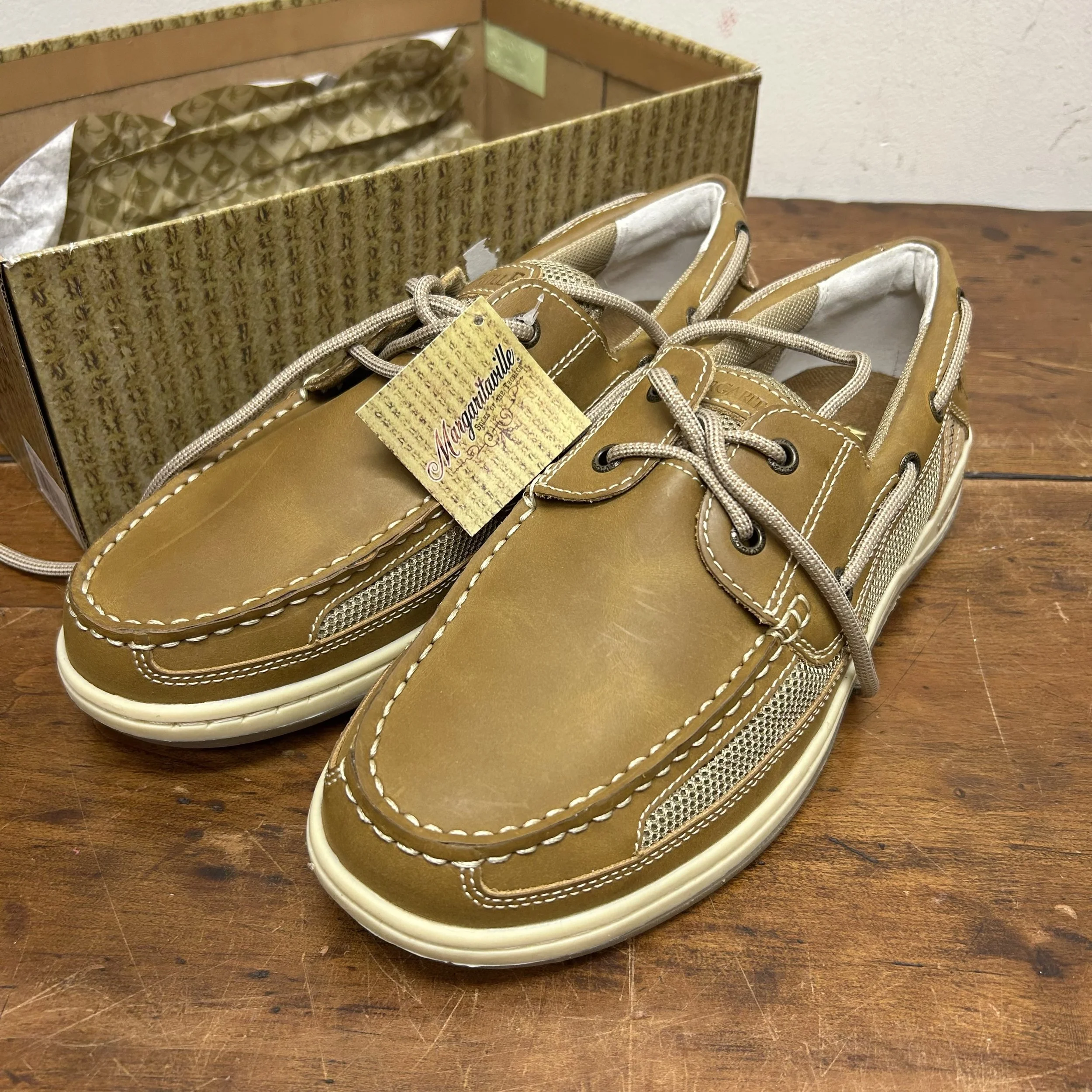 Margaritaville Boat Shoes, Size 10.5 - $20