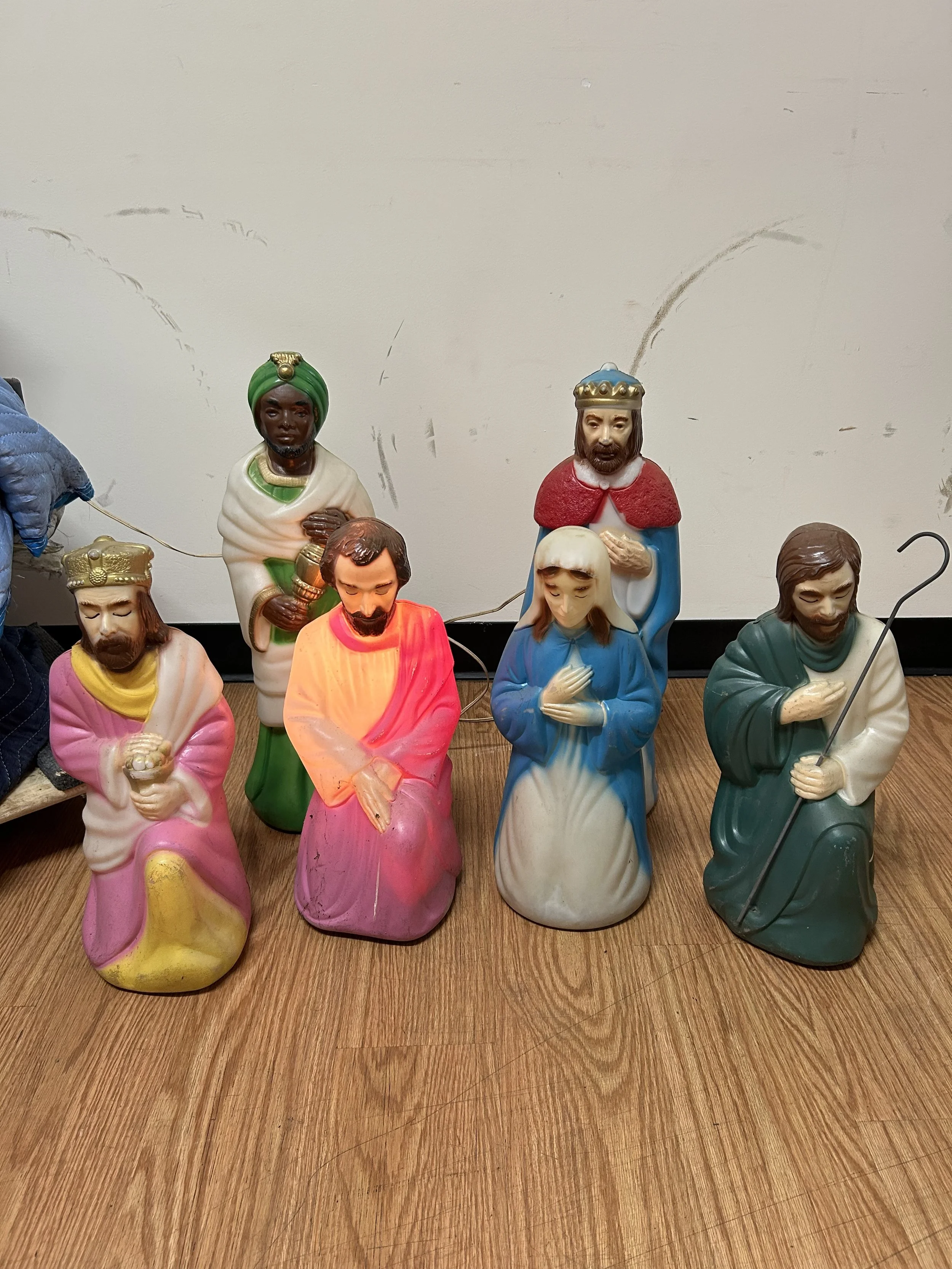 Small Christmas Blowmolds Mini Xmas Decor - $80