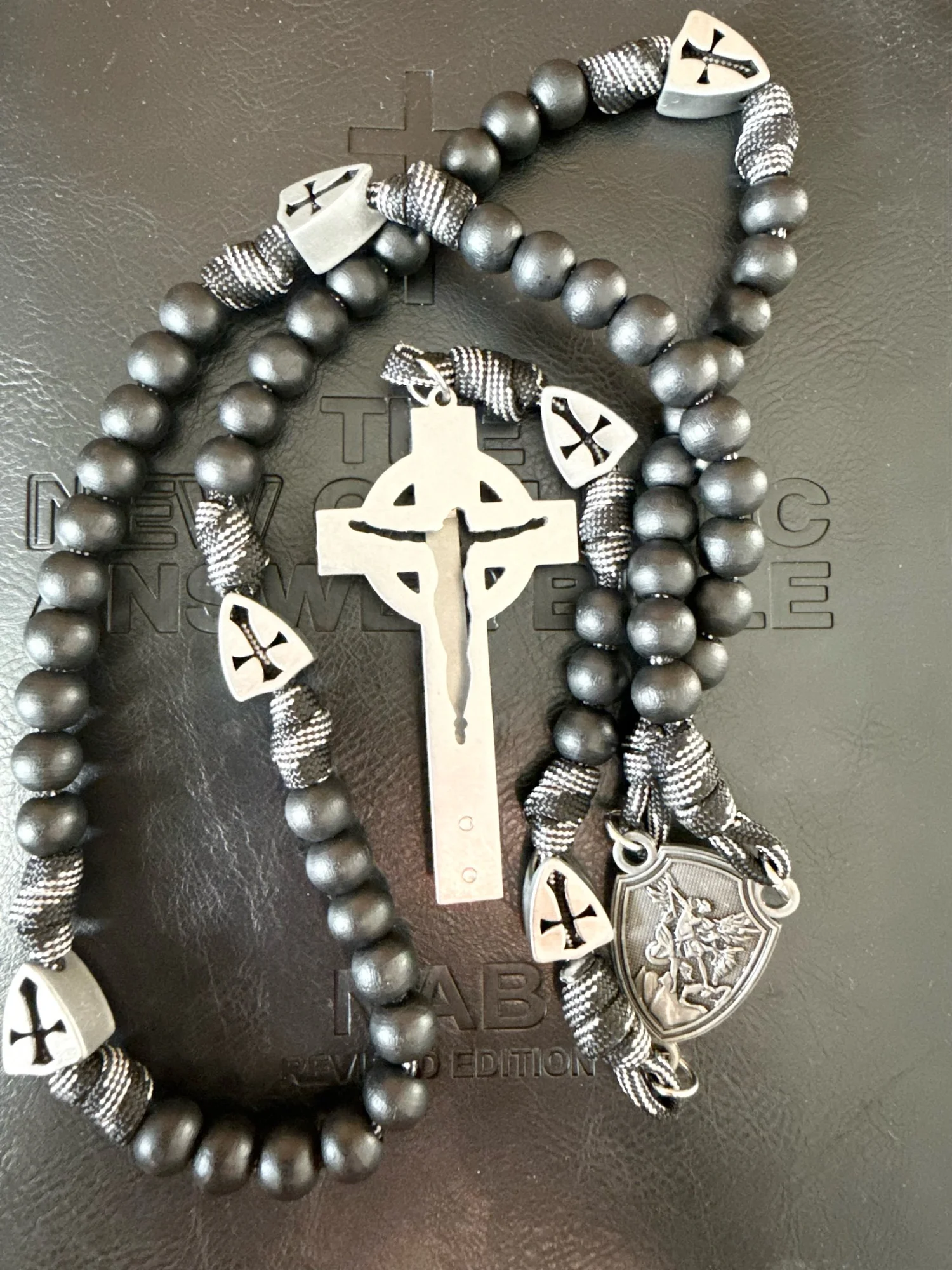St. Michael LAST WEAPON Paracord Rosary — Last Weapon Inc