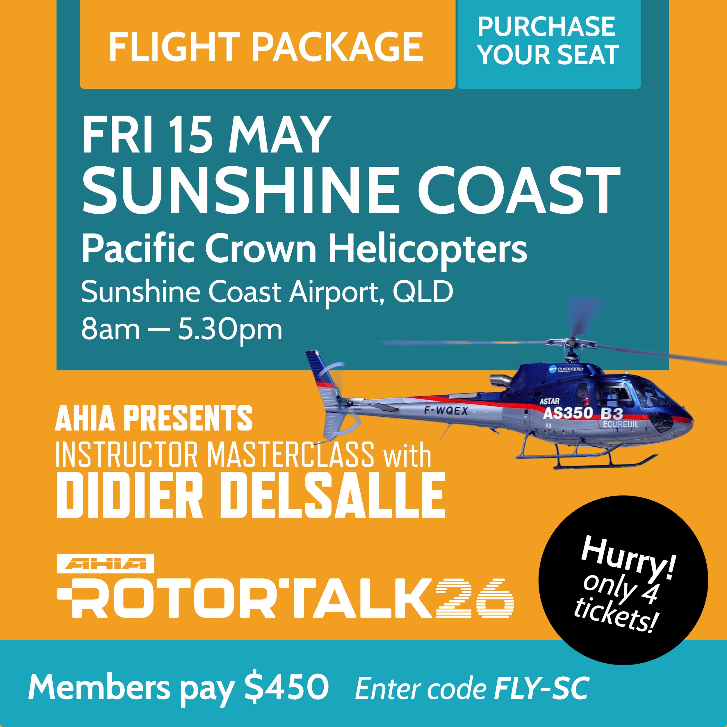 RT26  FLIGHT PACKAGE |  Sunshine Coast