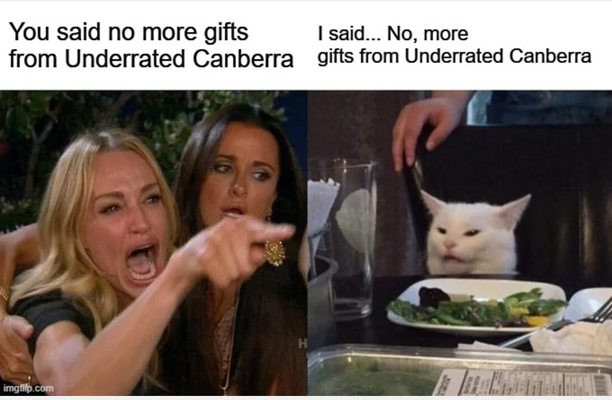 When you say you&rsquo;re done buying gifts&hellip; but your cart says otherwise 👀
🎁 Shop local, quirky, and a little too relatable 👉 shop now, thank us later

#UnderratedCanberra #ShopCanberra #SupportLocal #CanberraMakers #CanberraGiftIdeas #Sho
