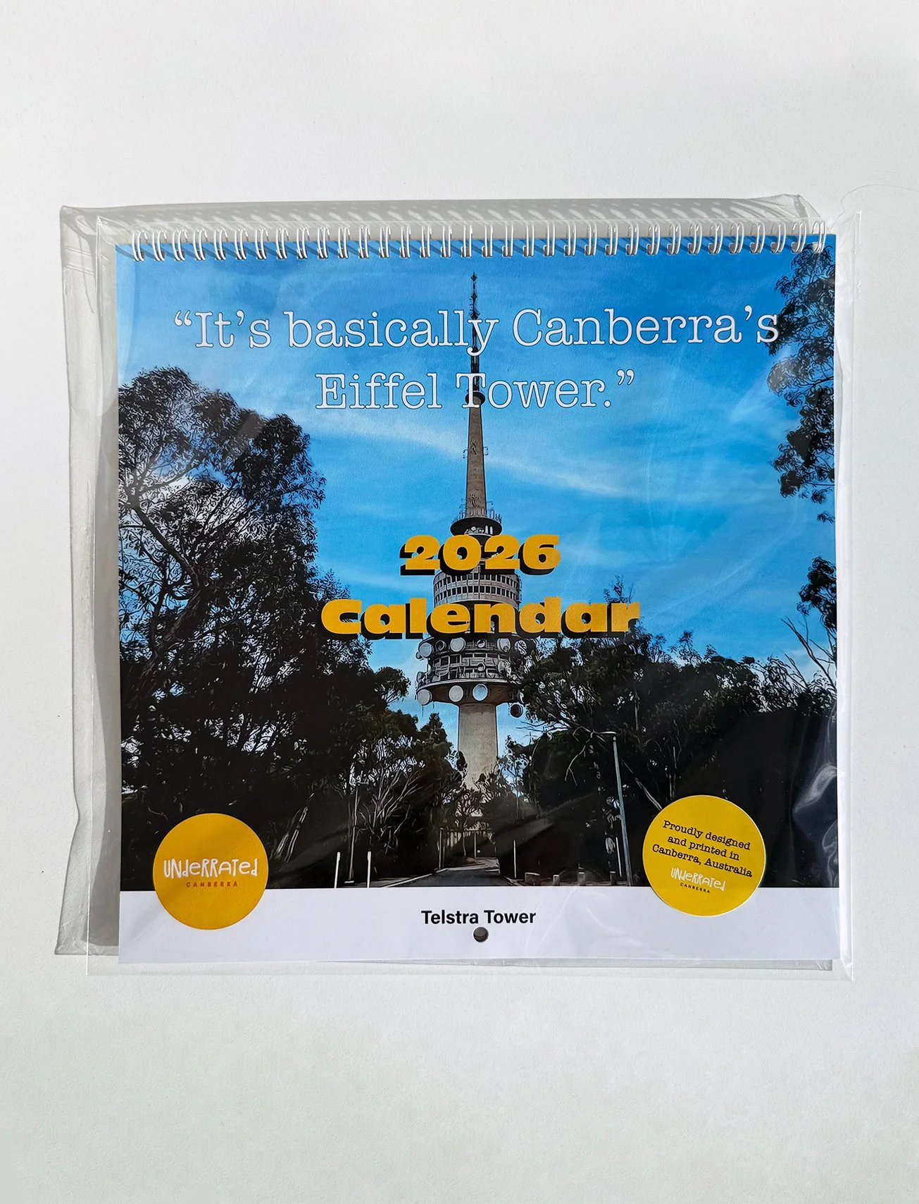 Underrated Canberra 2026 Calendar