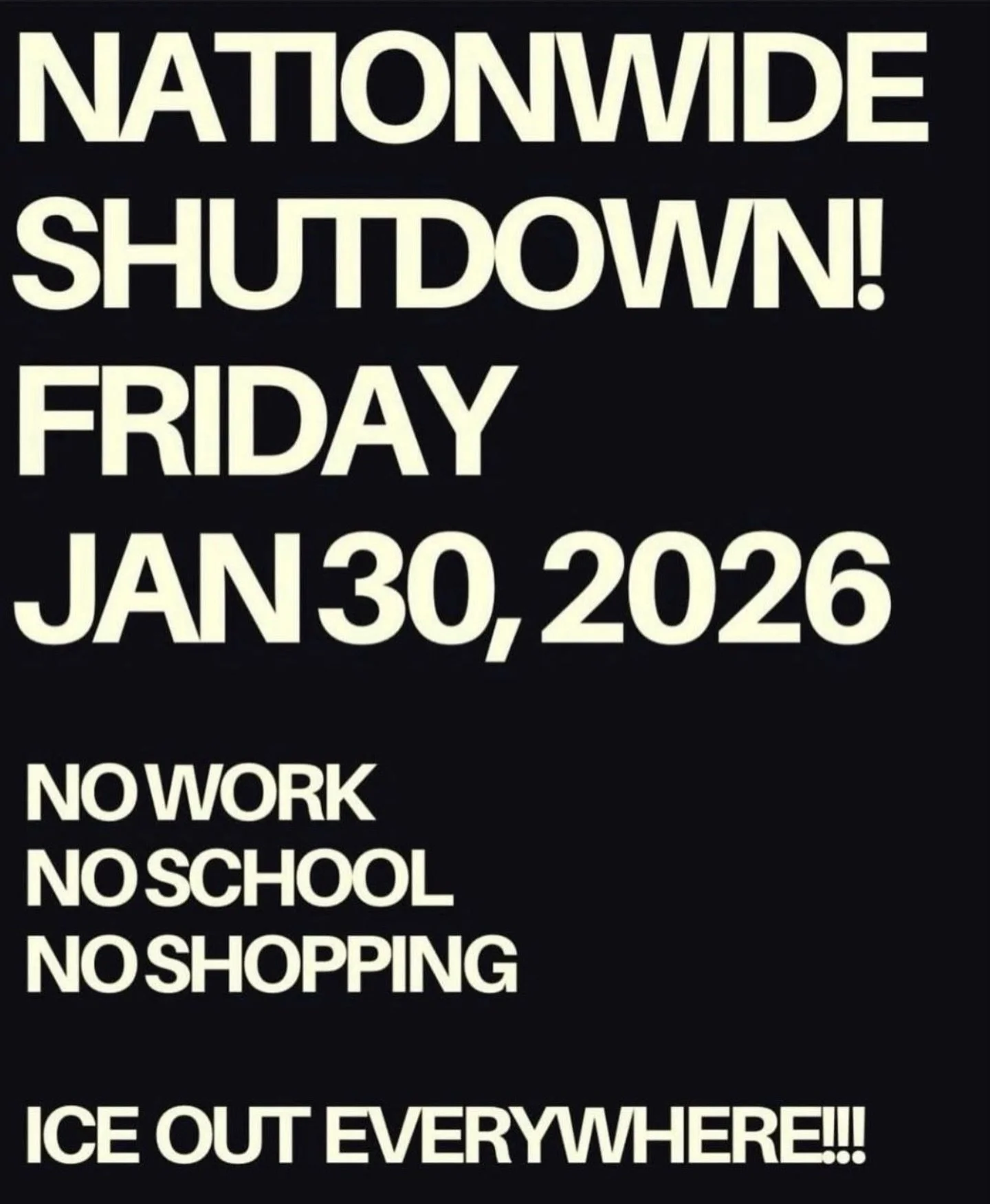 In solidarity with the ANTI-ICE movement, @goodboy.jewelry &amp; @kittenclawvintage will be going dark Friday, January 30th, 2026. We stand with the immigrants &amp; families affected by these horrific acts being played out nation wide. 

WE WILL NOT
