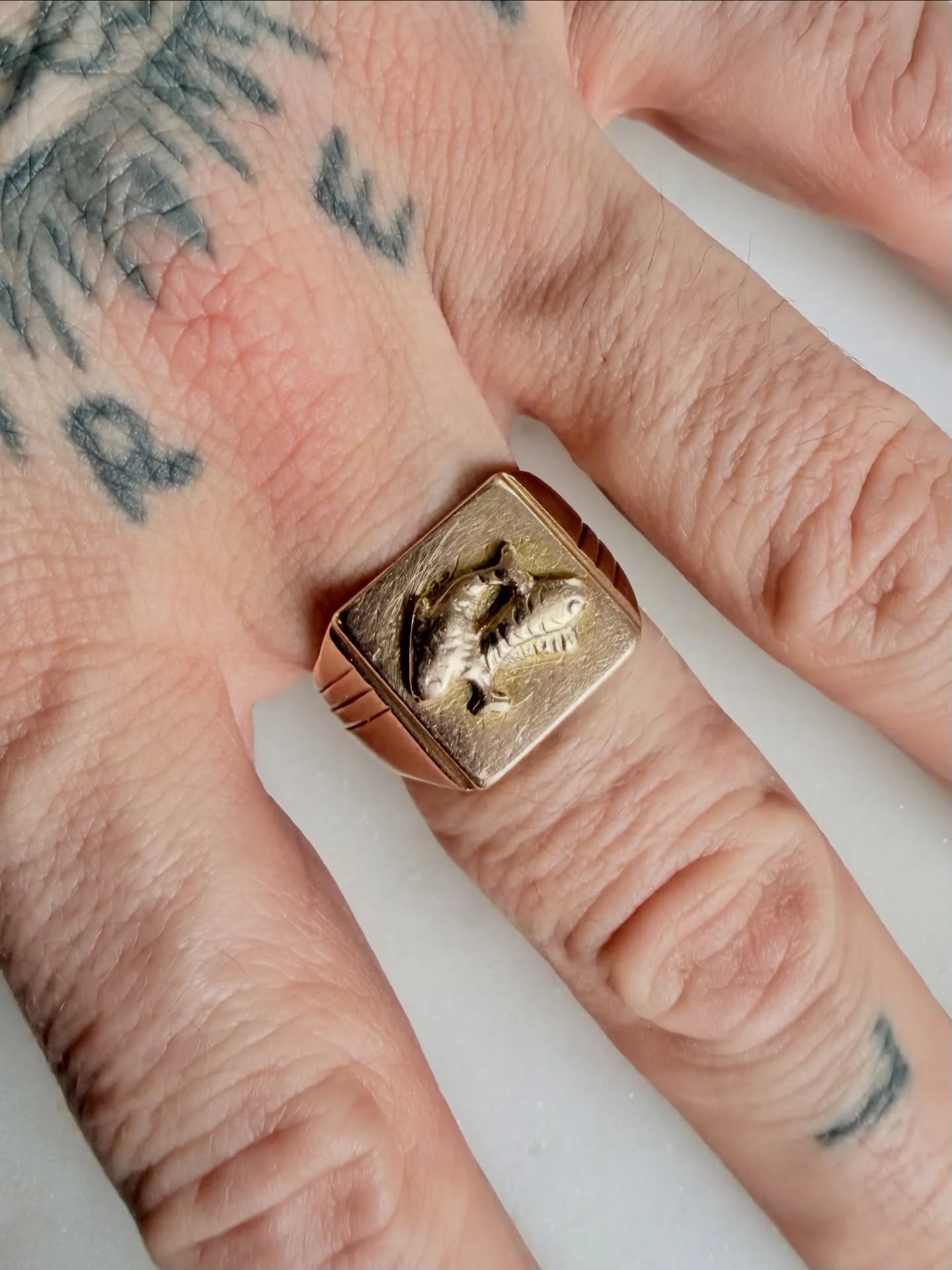 We&rsquo;re definitely in Pisces season, if you couldn&rsquo;t feel it! It&rsquo;s my birth month! Can&rsquo;t believe I&rsquo;ll be 42 on the 10th! I love this antique ring! I wore it for quite some time before putting it up for sale, but now it&rsq