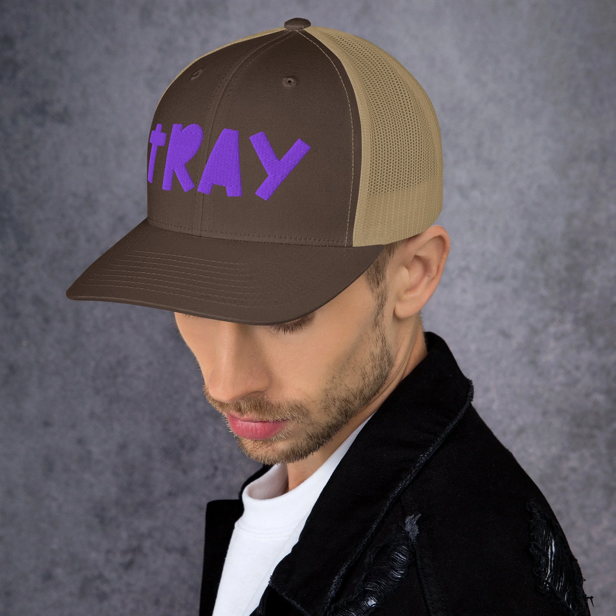 retro-trucker-hat-brown-khaki-left-6a9f489d083e9.jpg