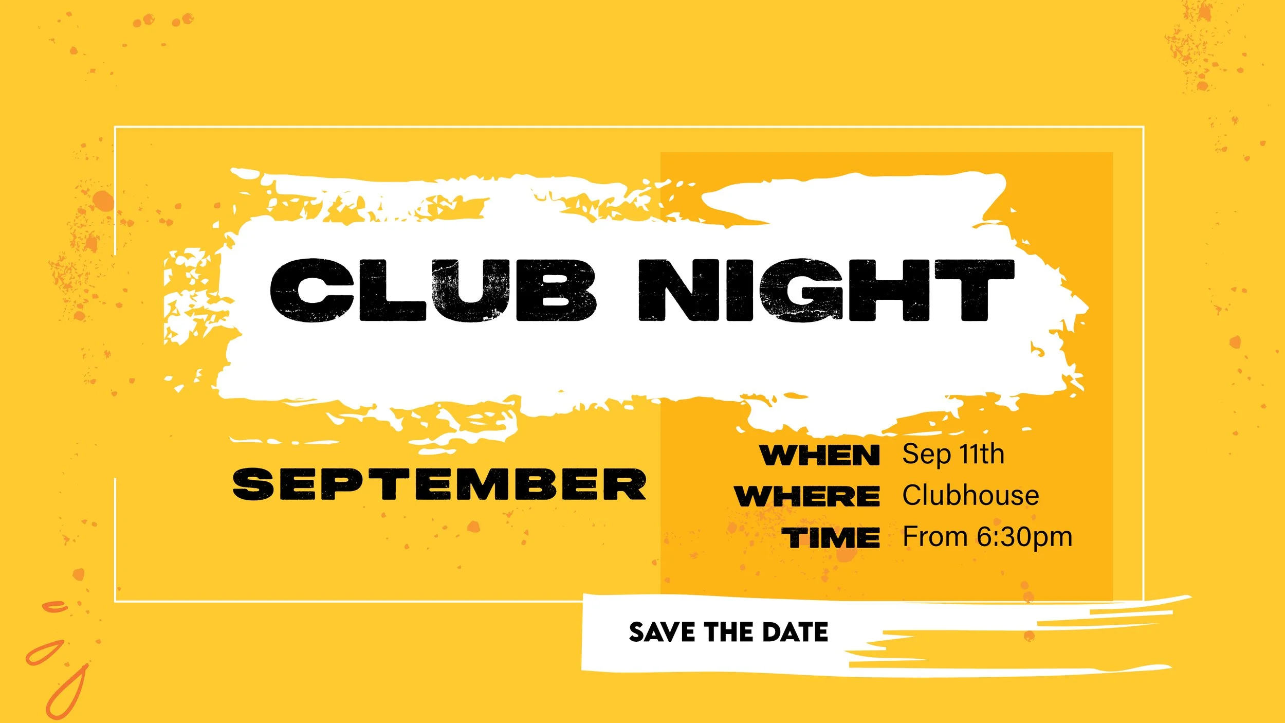 September Club Night