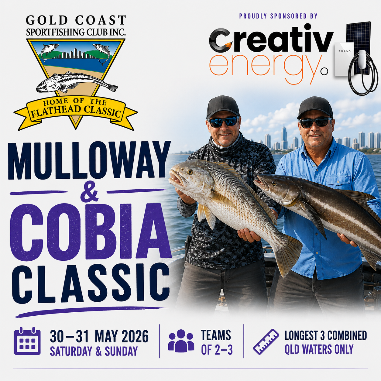 2026 Creativ Energy Mulloway &amp; Cobia Classic