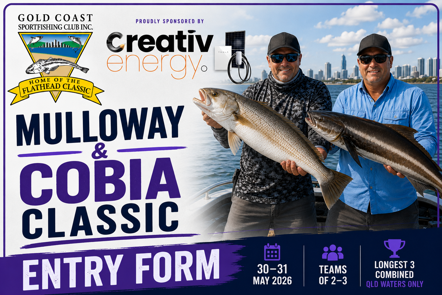 ENTRY FORM - MULLOWAY & COBIA CLASSIC