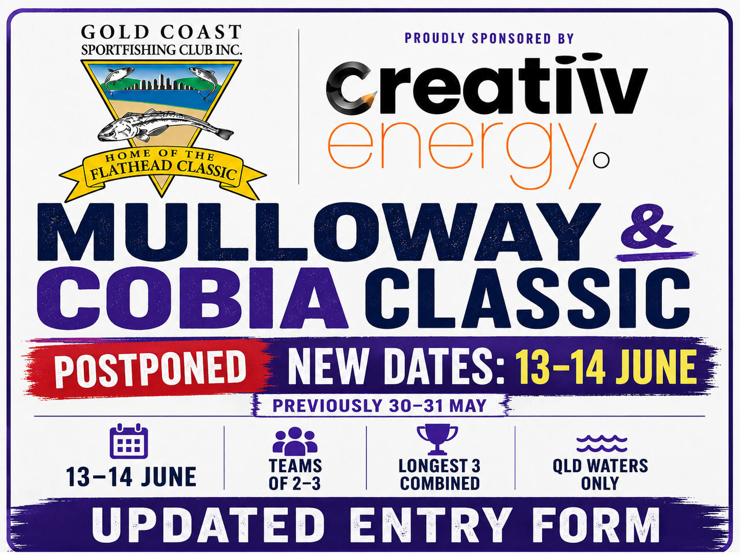 ENTRY FORM - MULLOWAY & COBIA CLASSIC