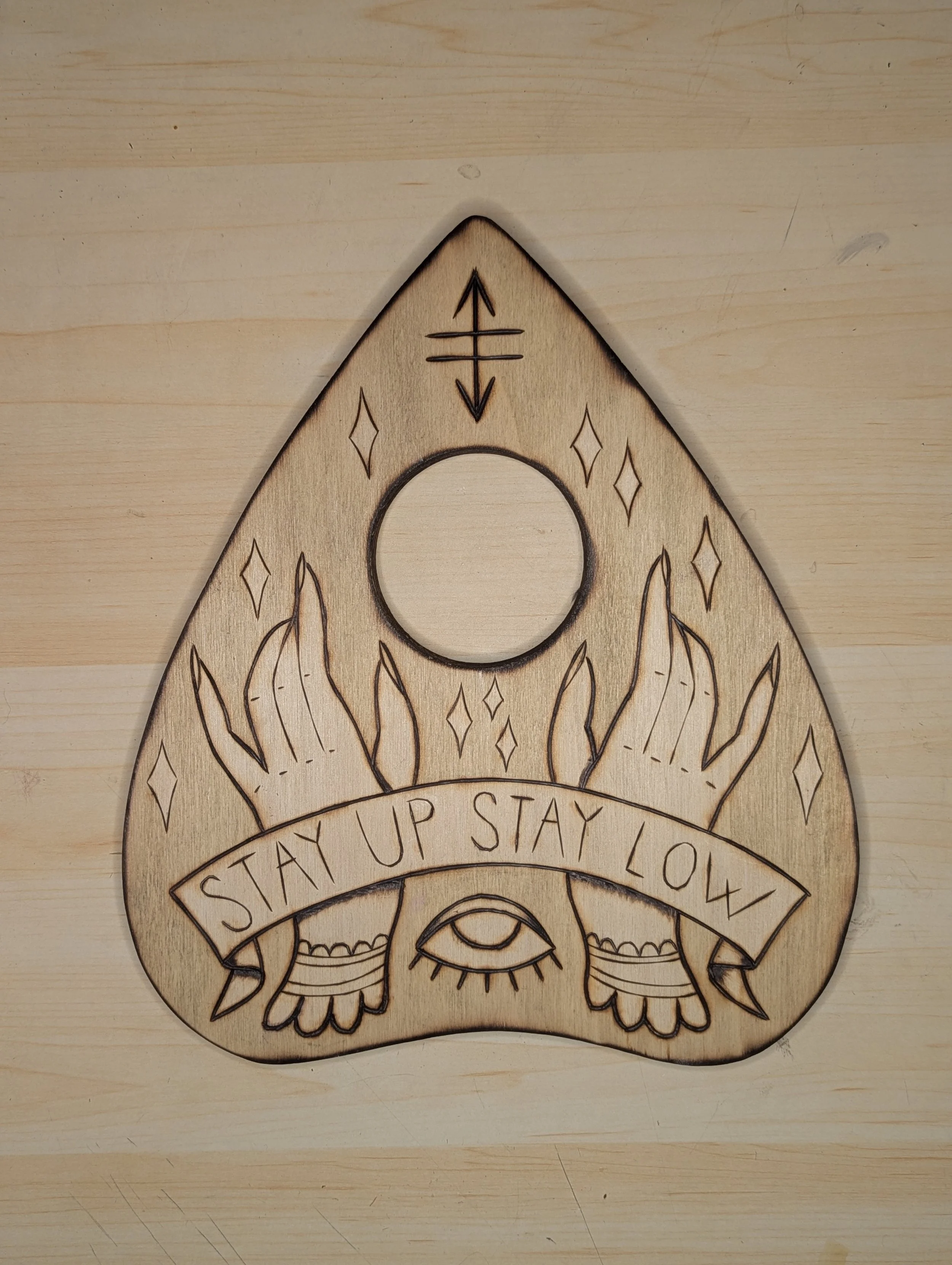 Planchette with Hands