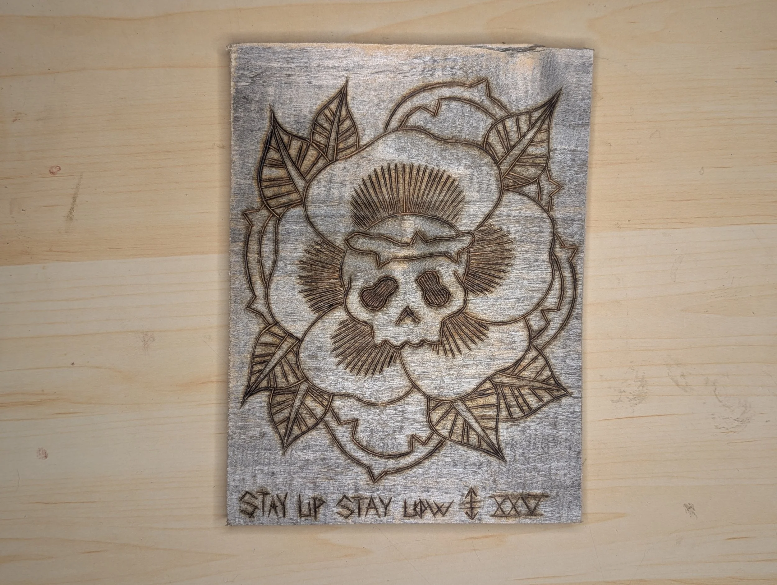 Skull Rose