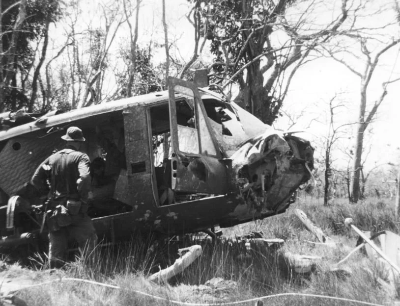  On 15 October 1969, a crash he was involved in during patrol. 