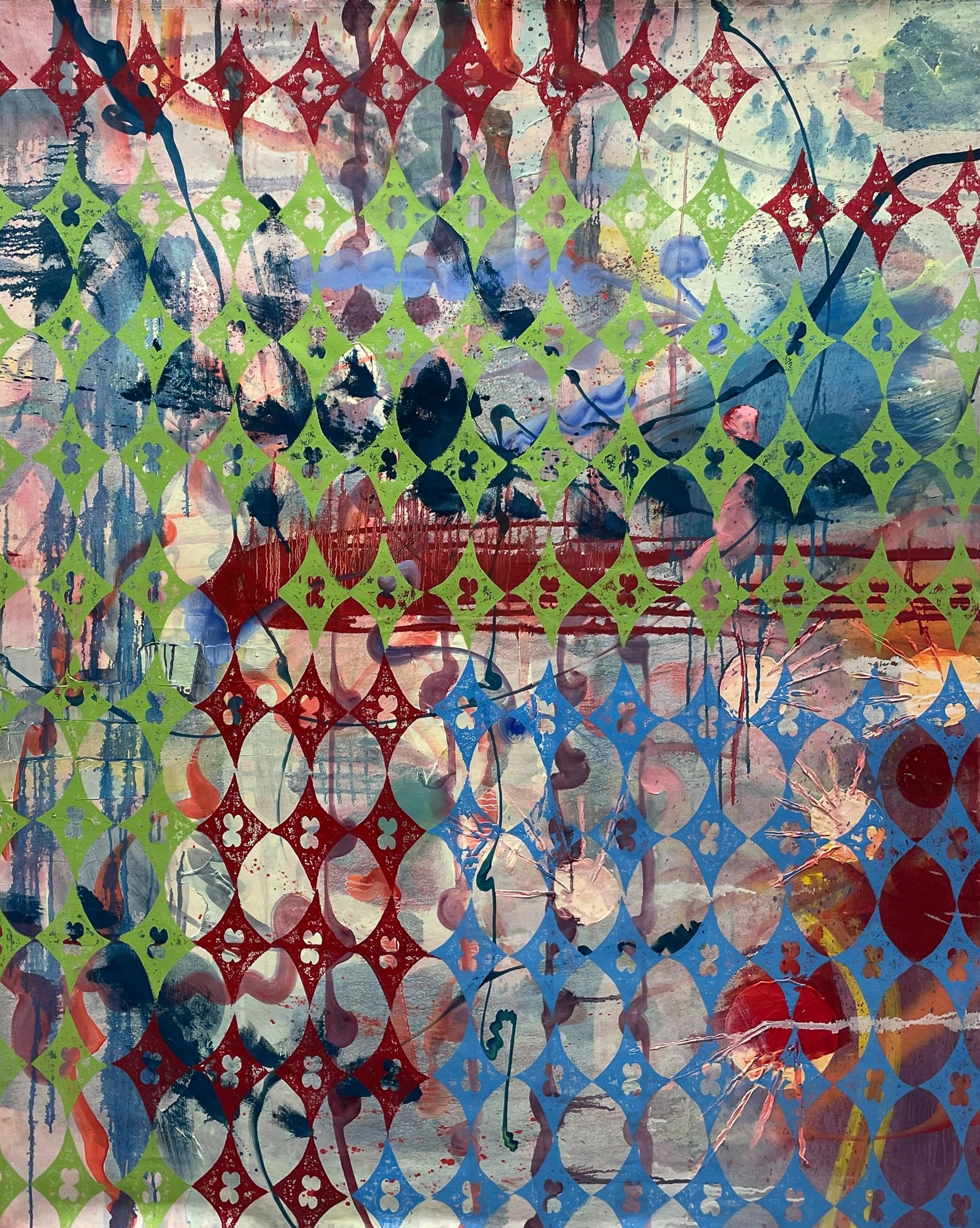 Fish Net
Oil on Canvas 
50x70in