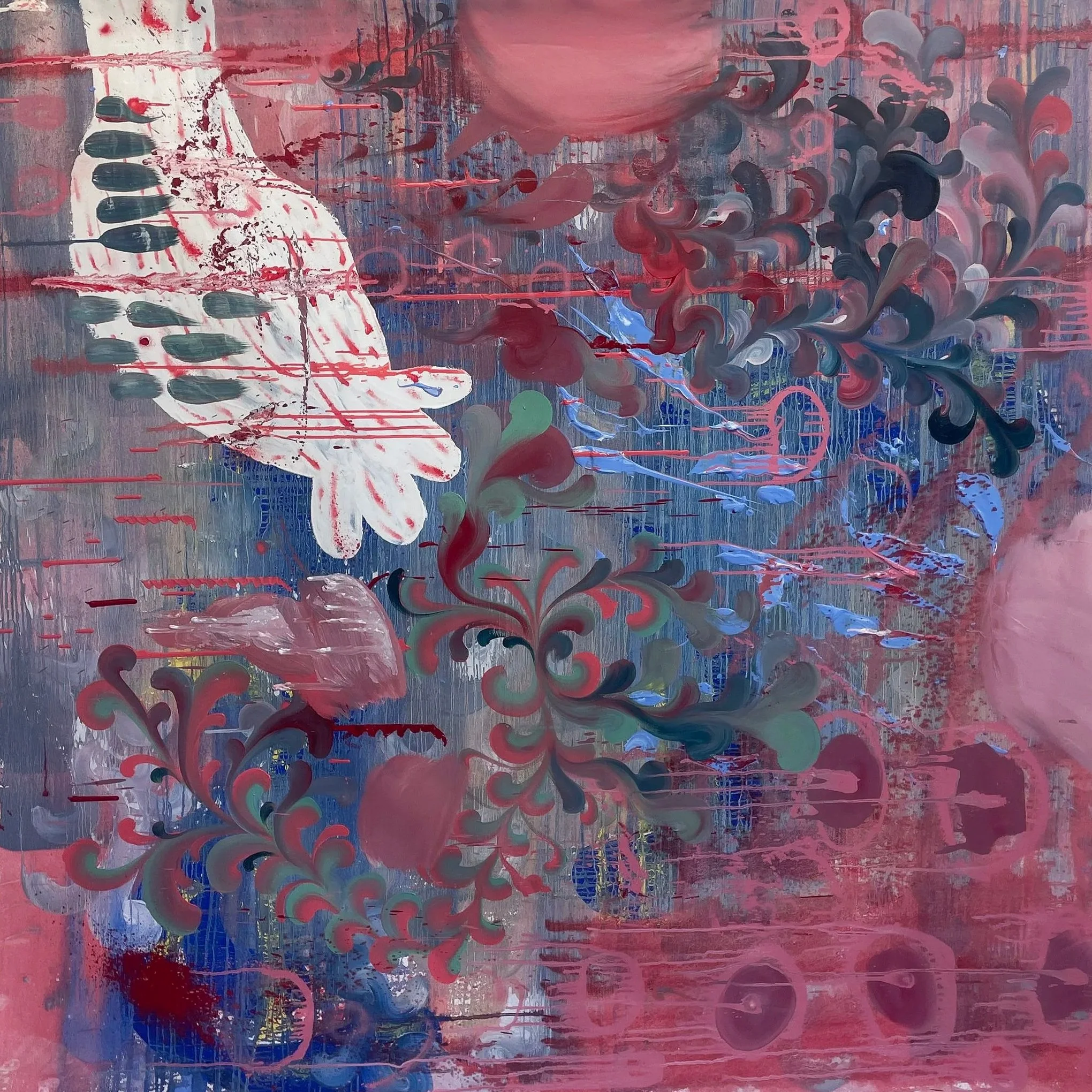 Opium 
Oil on Canvas 
80x80in