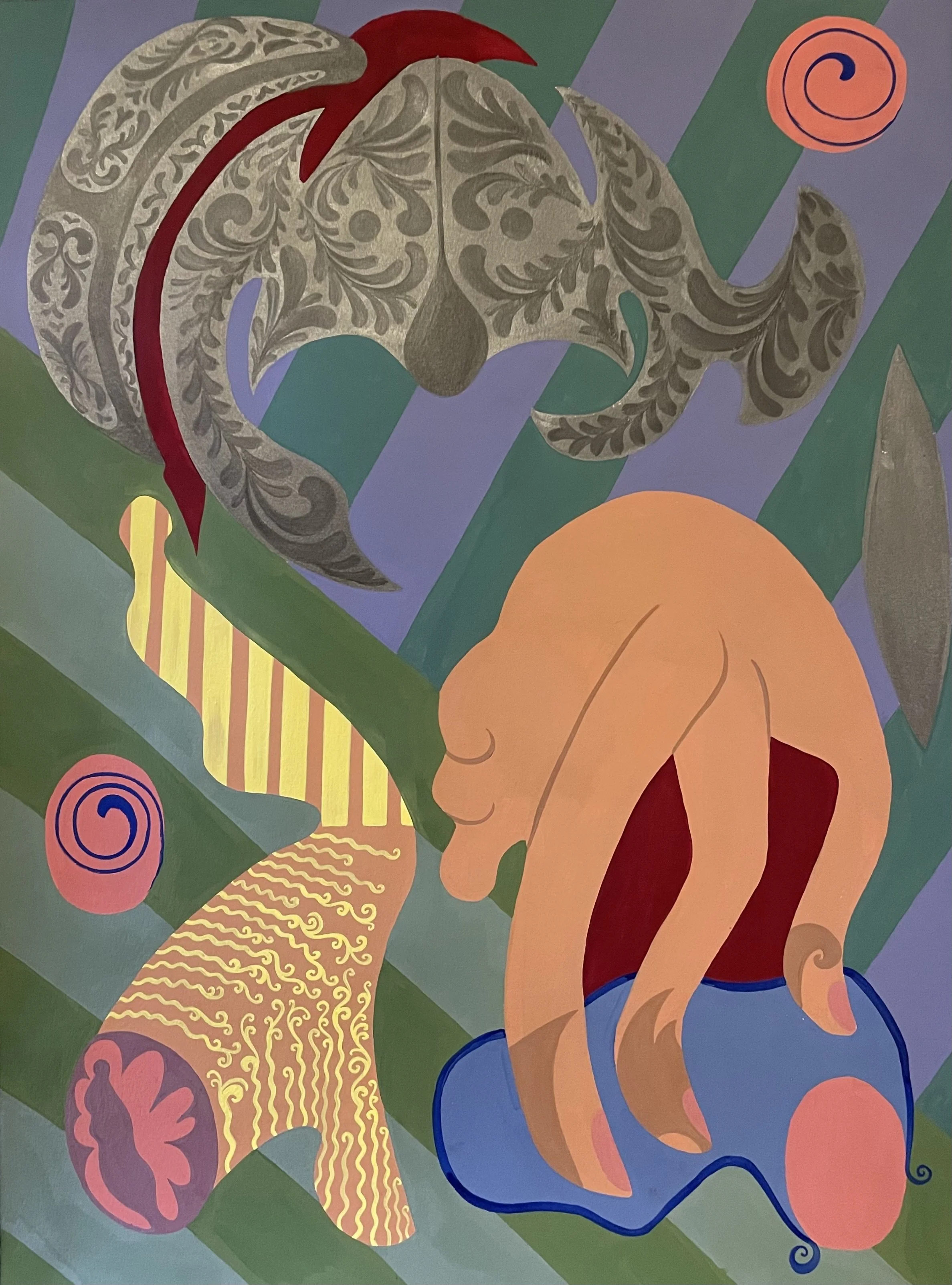 Armor I
Gouache on Paper 
18x24in