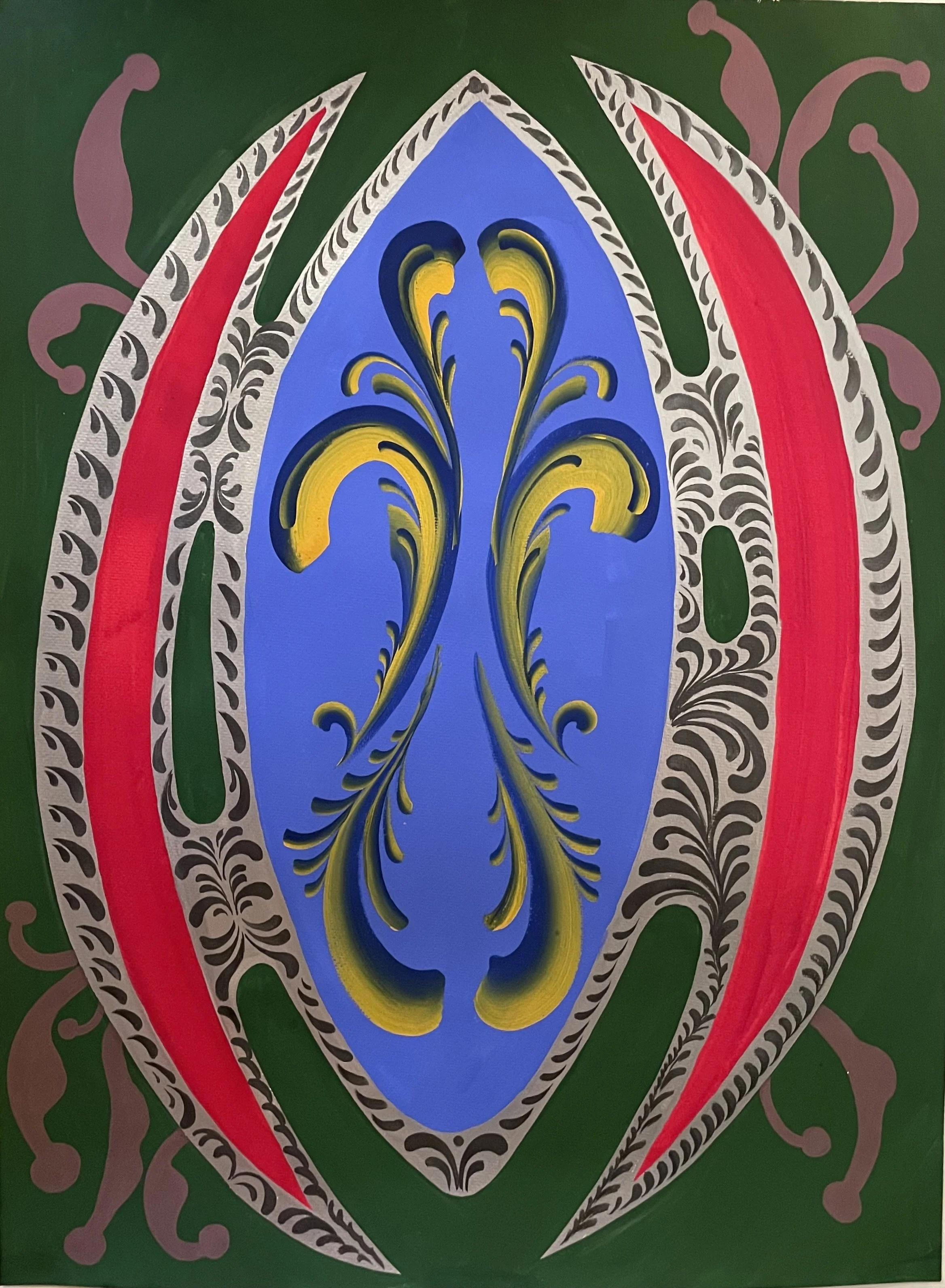 Armor III
Gouache on Paper 
18x24in