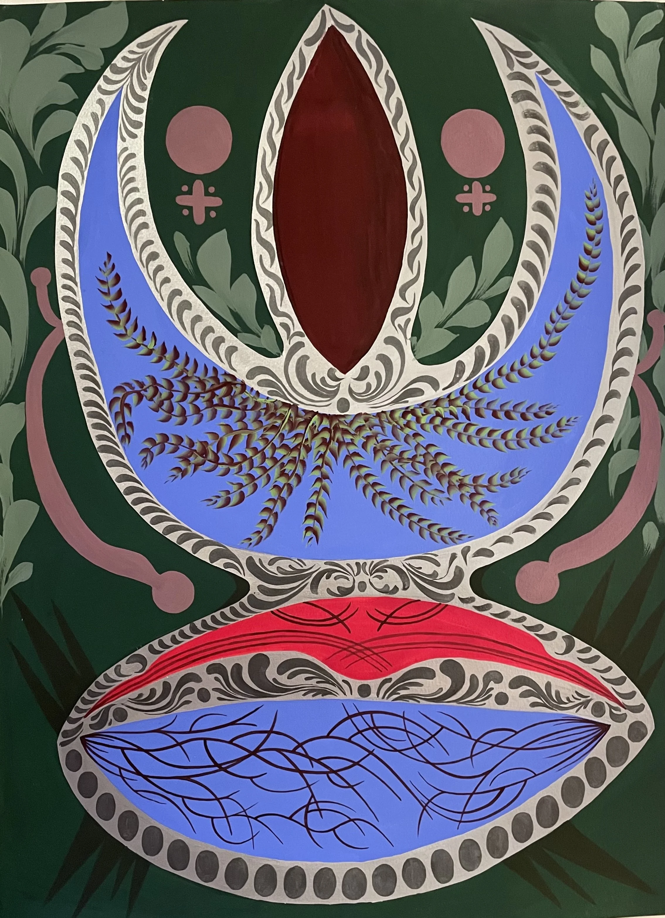 Armor II
Gouache on Paper 
18x24in