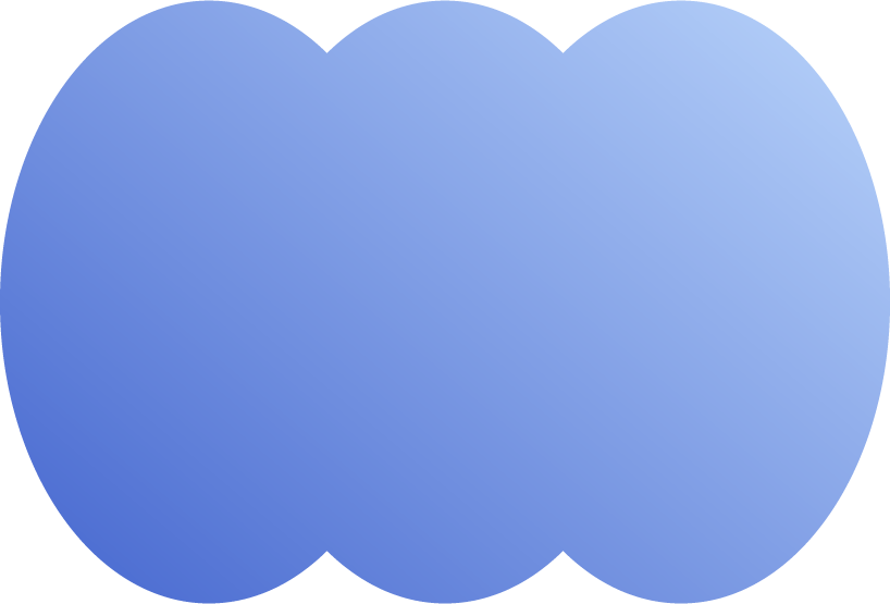 Abstract blue gradient background with smooth curves and light variations.
