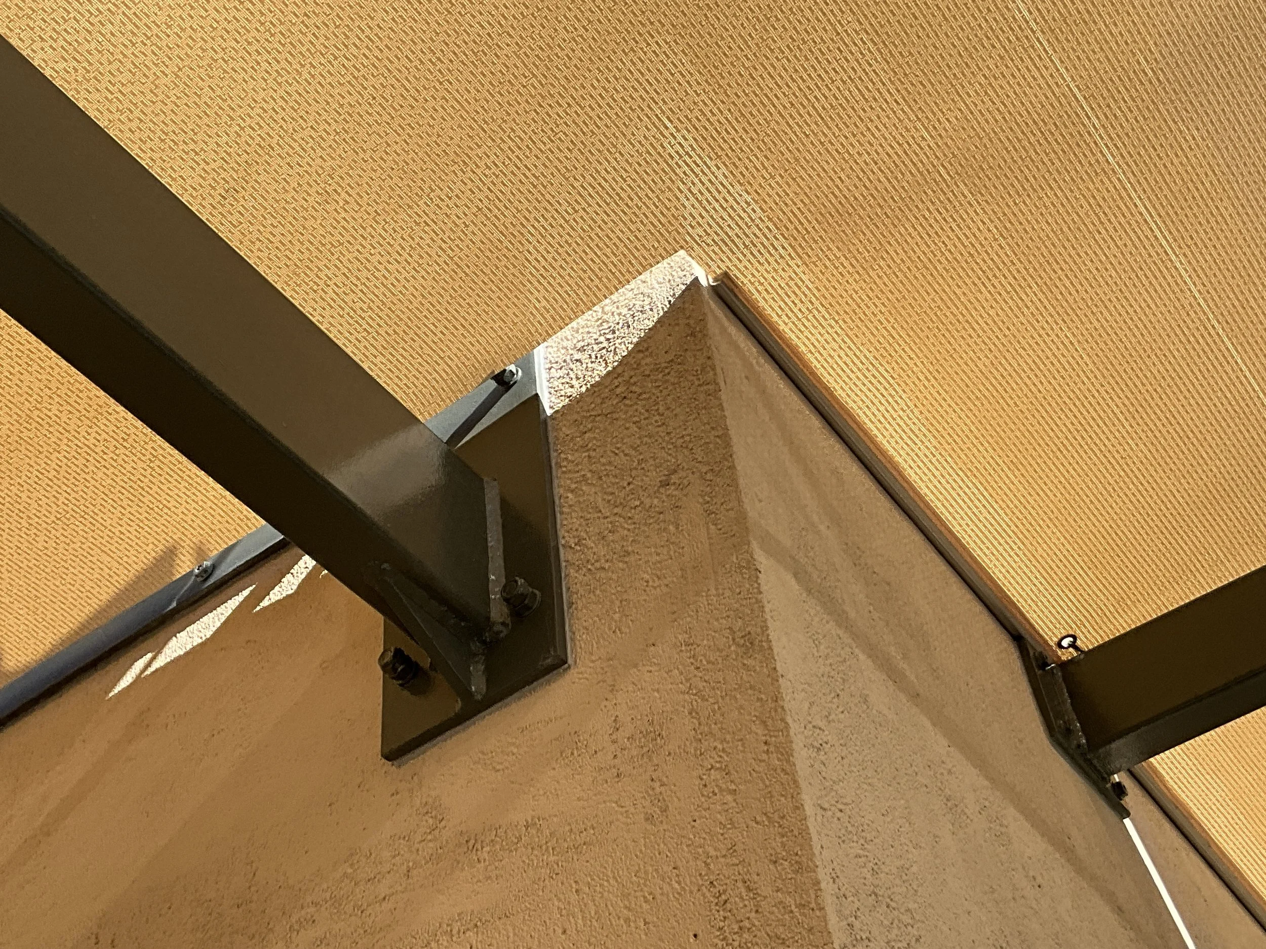 Détail - toile tendue sur mesure