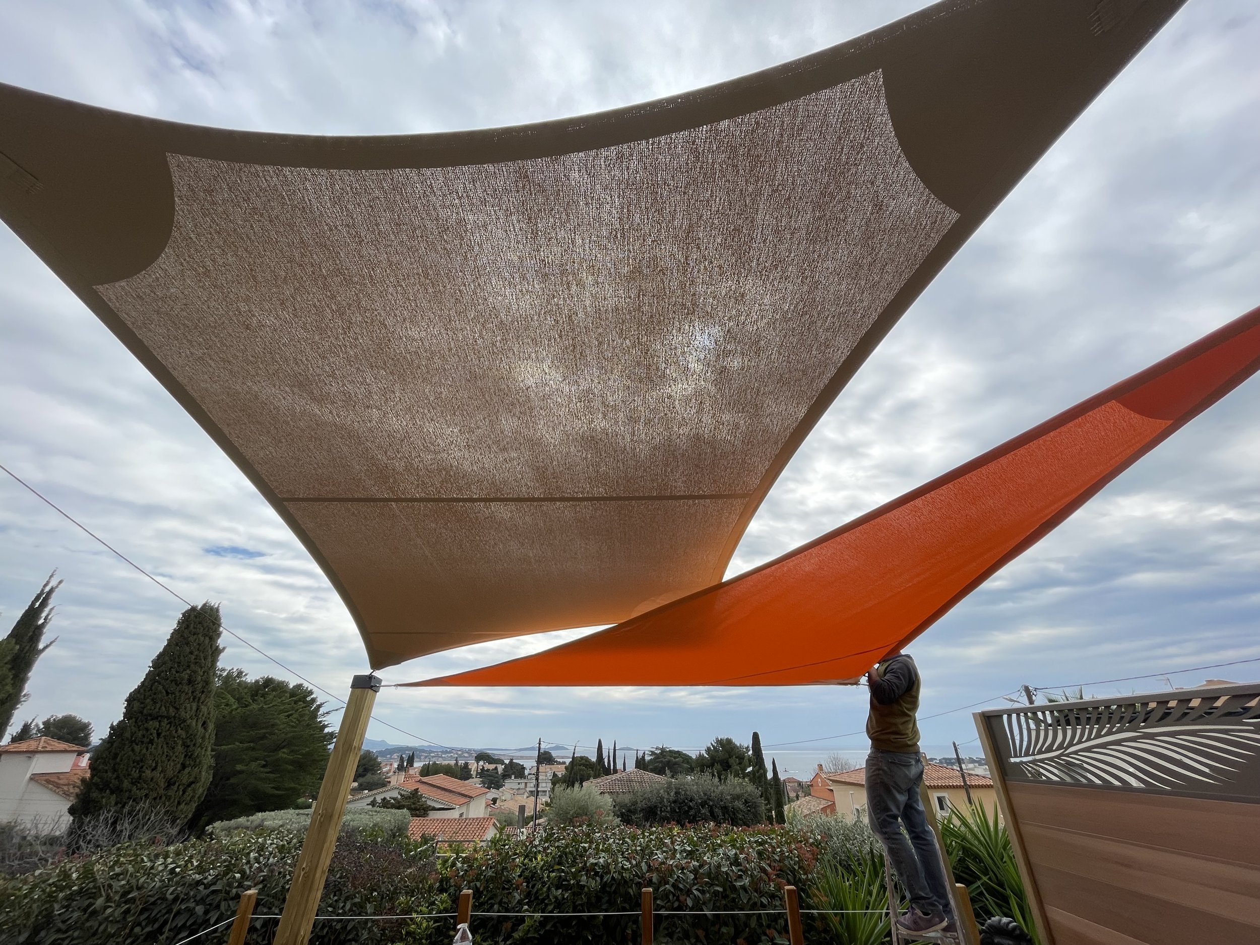 Voiles de'ombrage et store banne