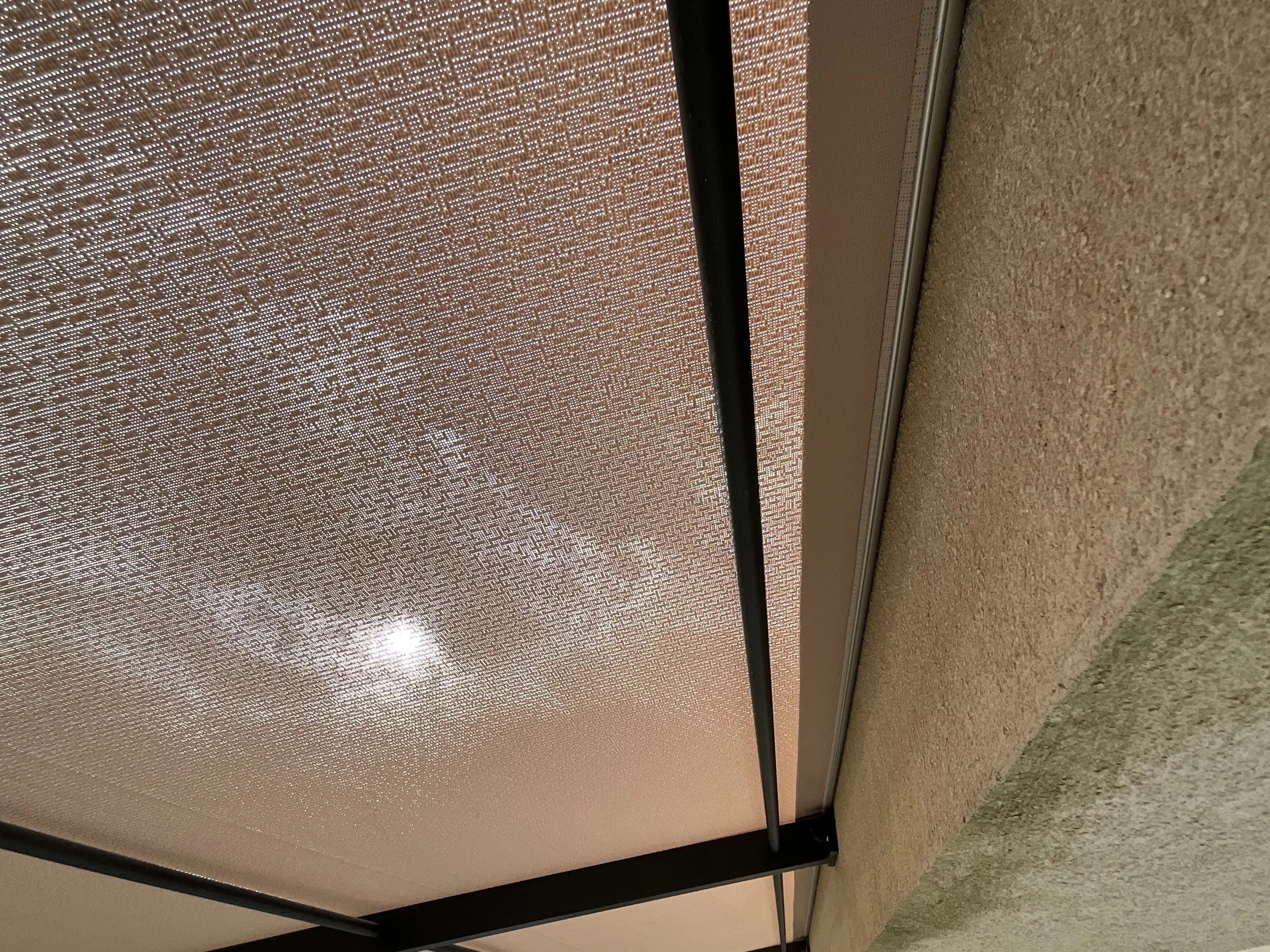 Pergola Soltis 96 - fixation rail et jonc - Carqueiranne
