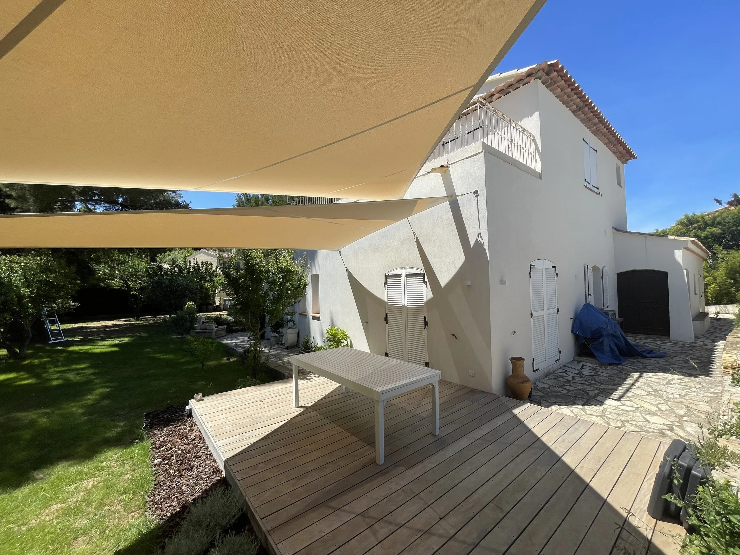 Voile d'ombrage - Sanary sur Mer