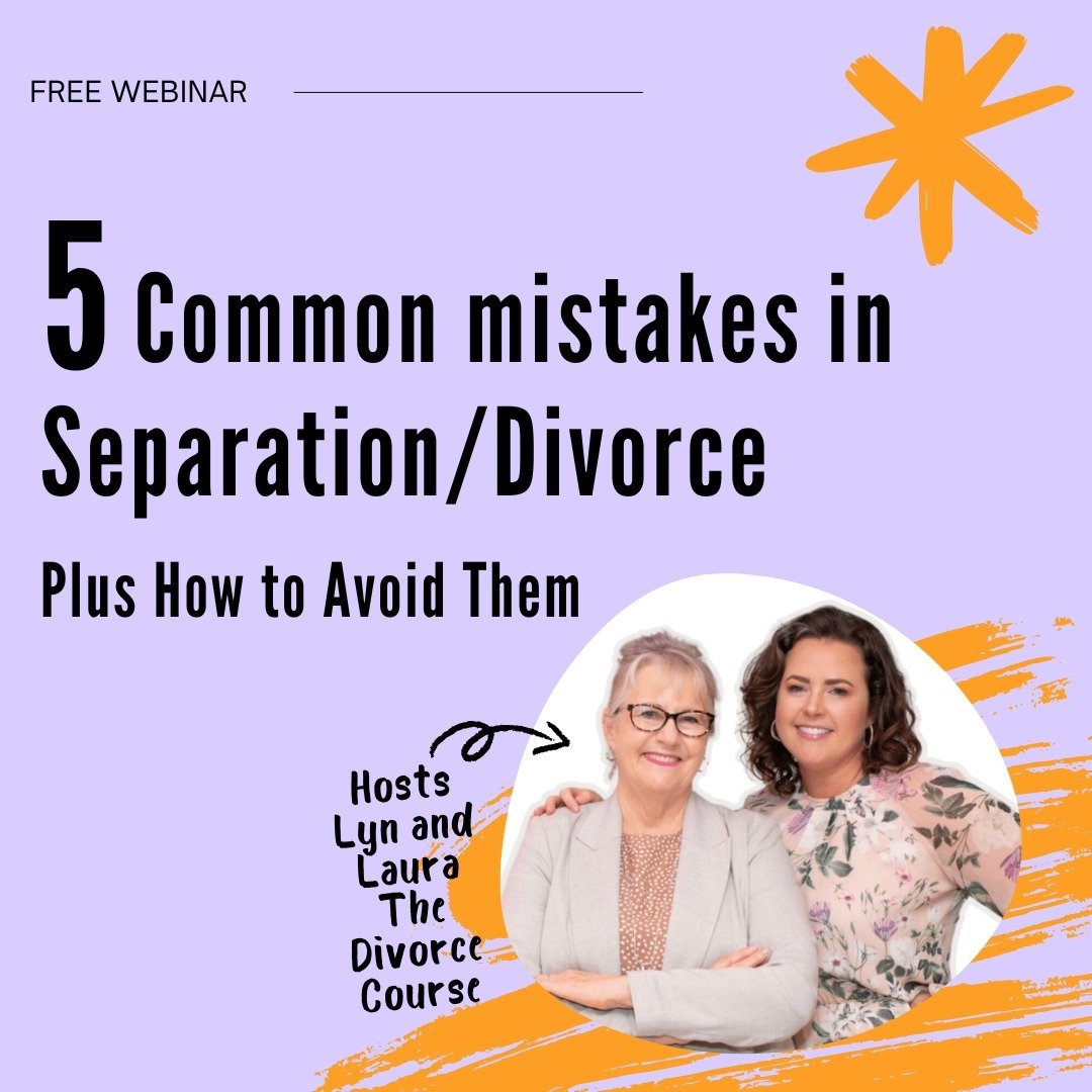 We&rsquo;re all about free expert resources to help you navigate the challenges of separation and divorce!!! 

The amazing team at @thedivorcecourse is hosting a must-attend webinar soon! 

Don&rsquo;t miss this opportunity for invaluable insights. H