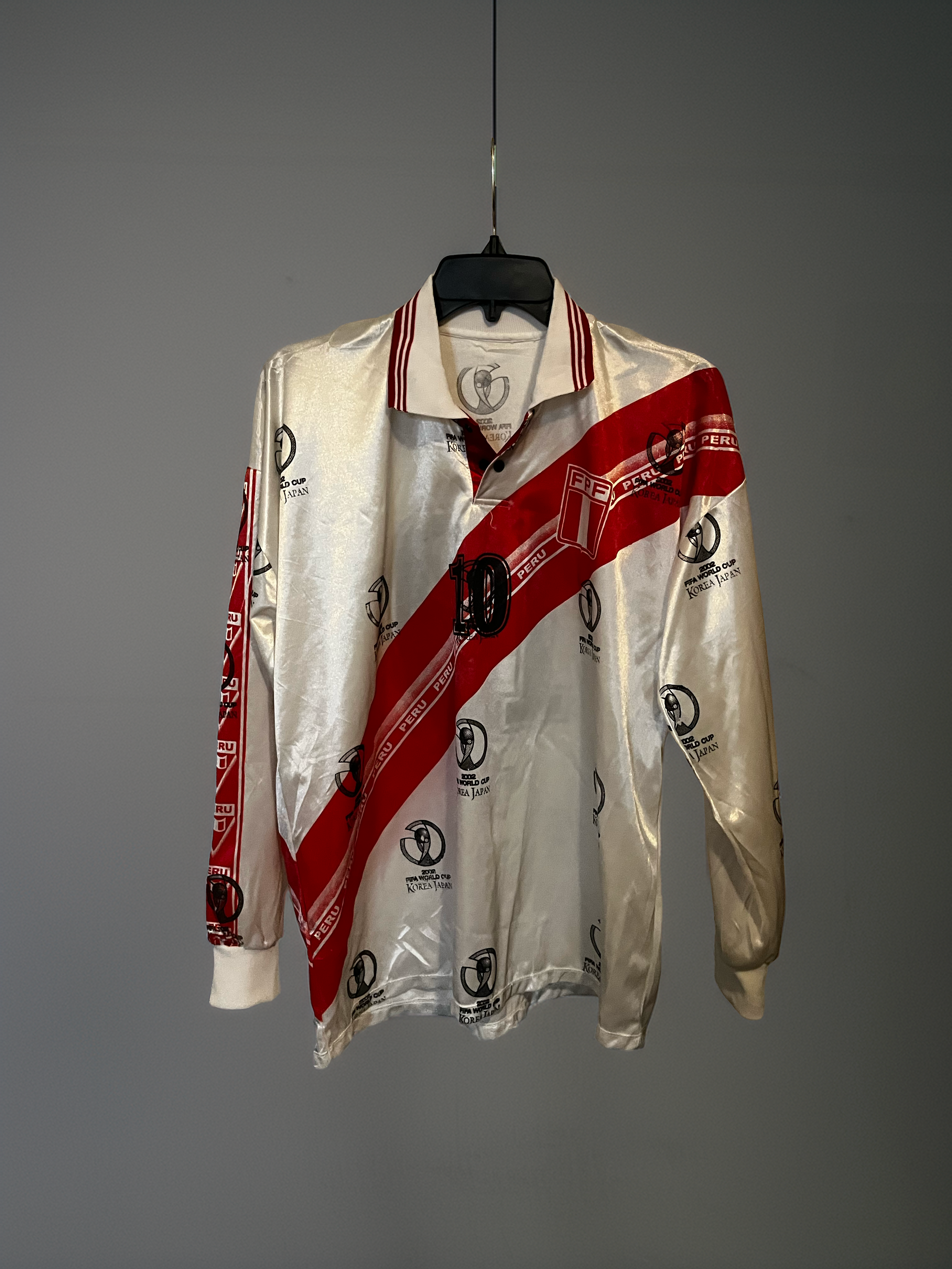 Peru 2002 World Cup Commemorative Jersey — #10 — Long Sleeve