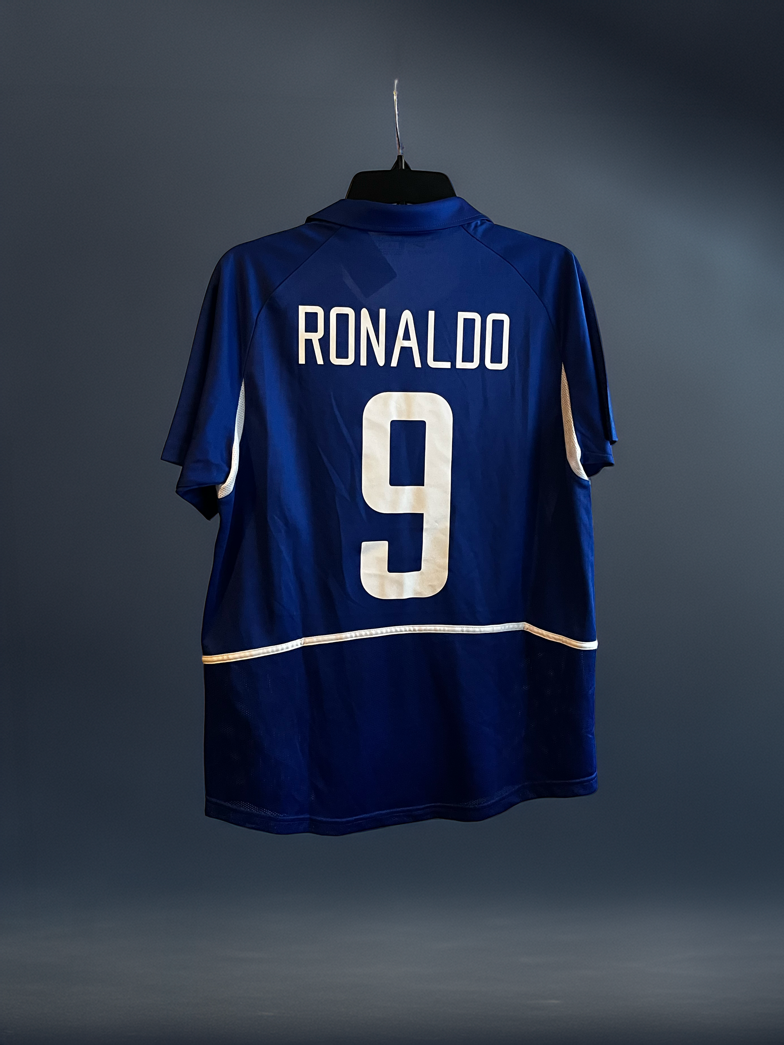 Brazil 2002 World Cup Away Jersey — Ronaldo #9
