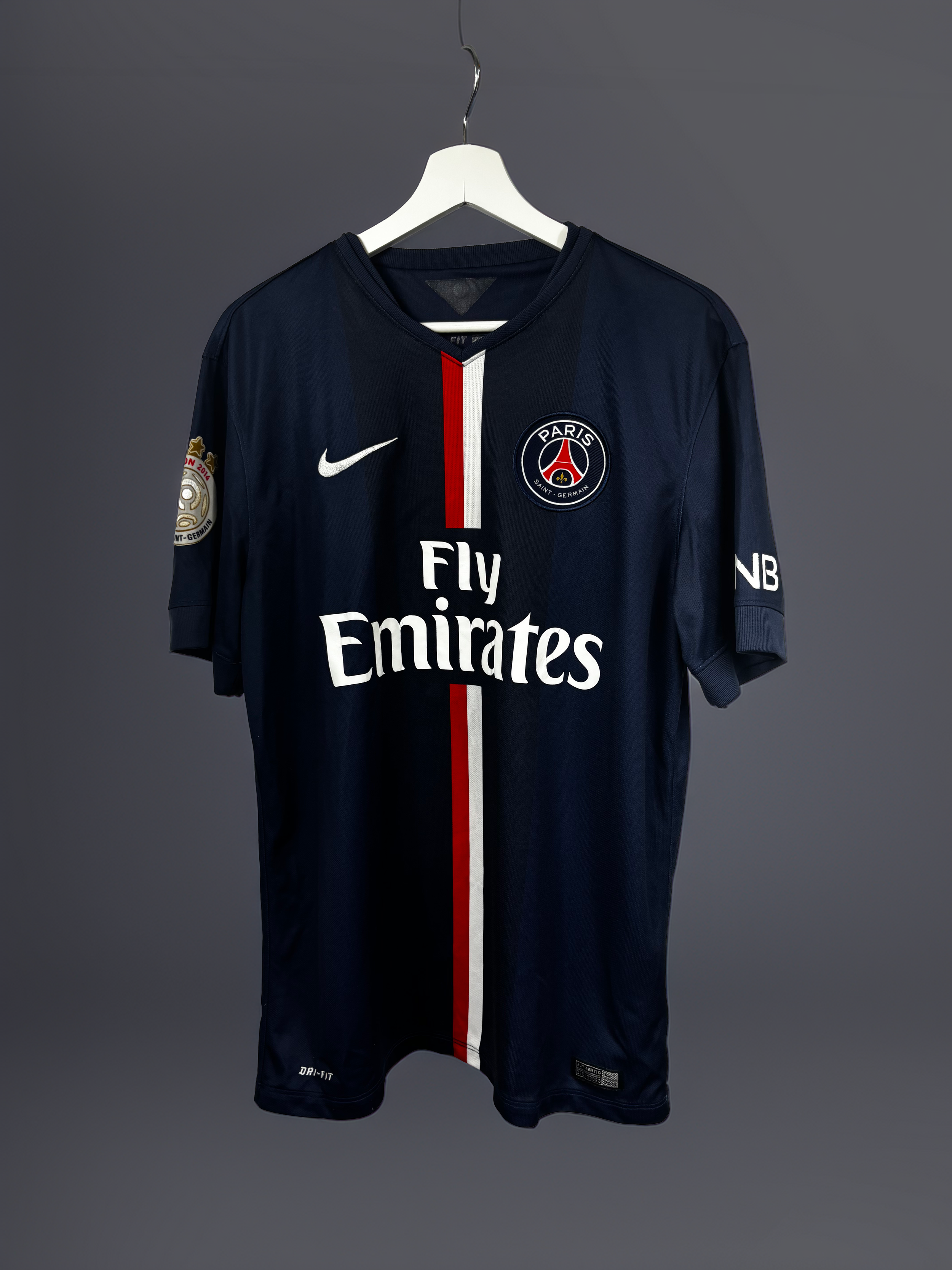 2014/15 Paris Saint-Germain Home Jersey — Cabaye #4 — Nike