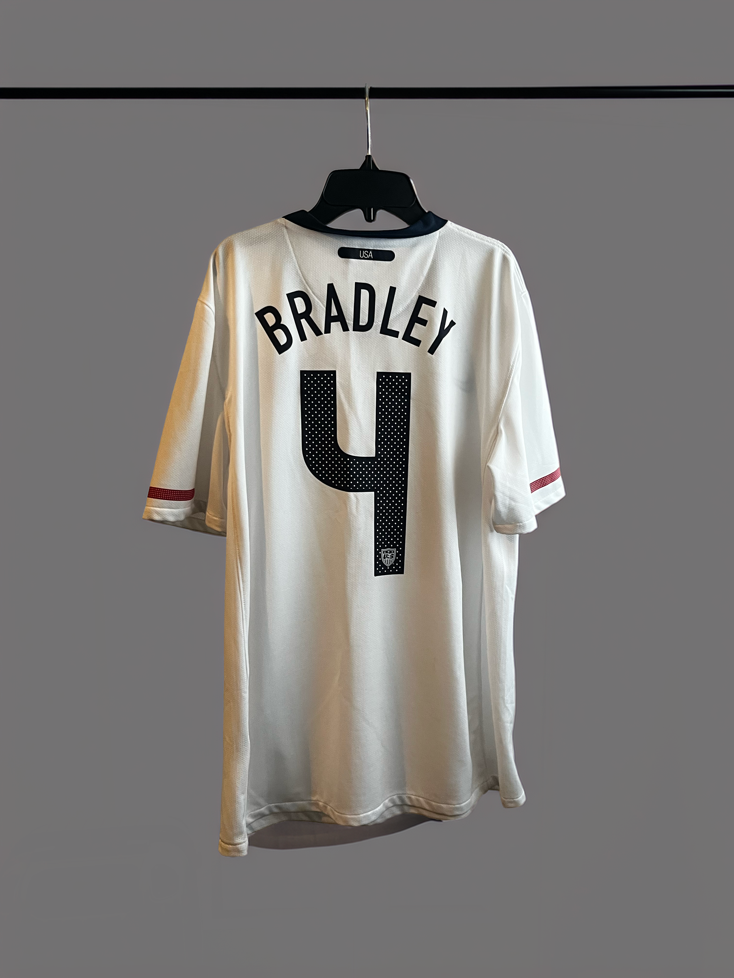 USA 2010 World Cup Home Jersey — Bradley #4 — Nike