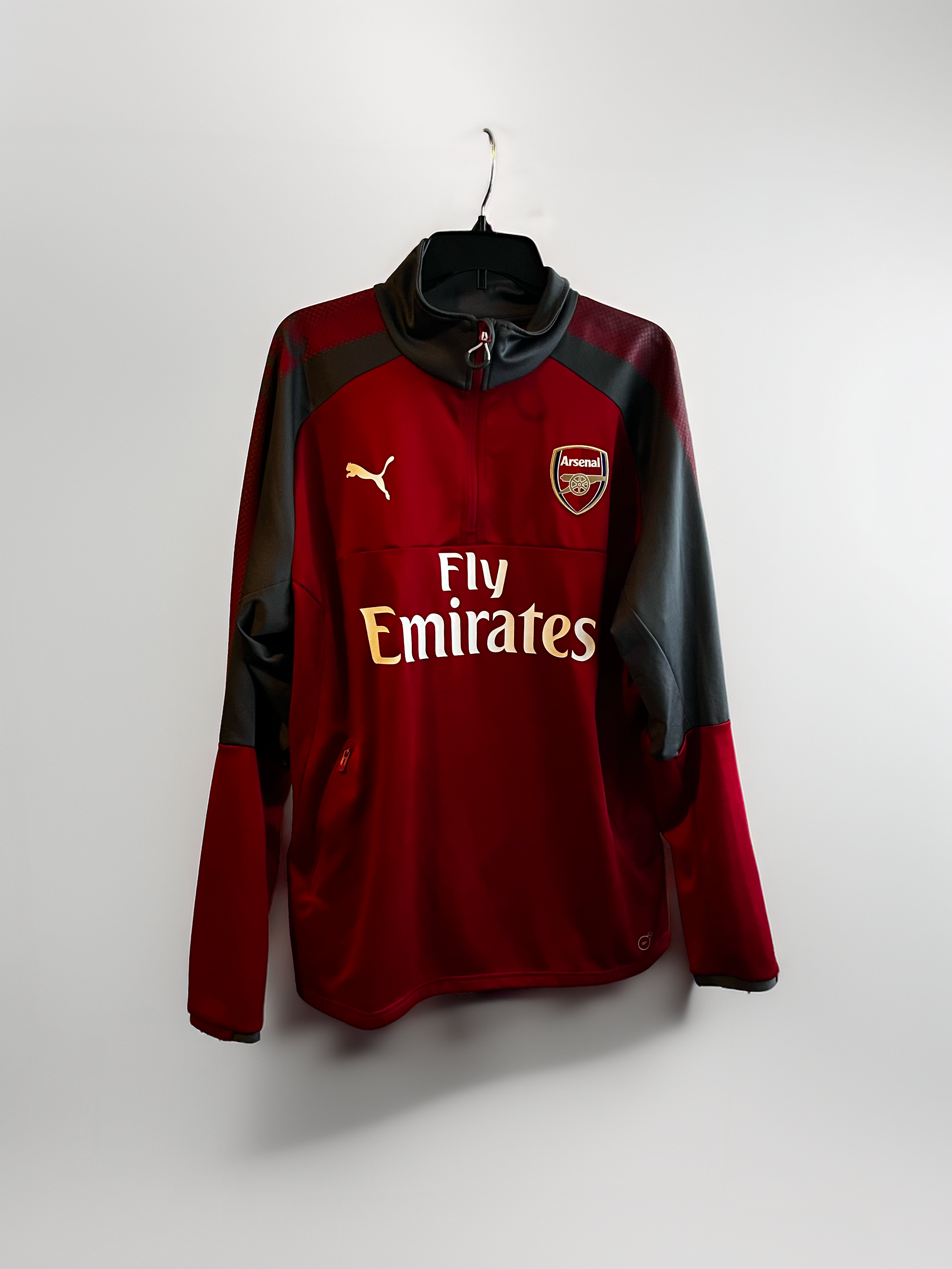 Arsenal Puma Quarter-Zip Training Top — Fly Emirates