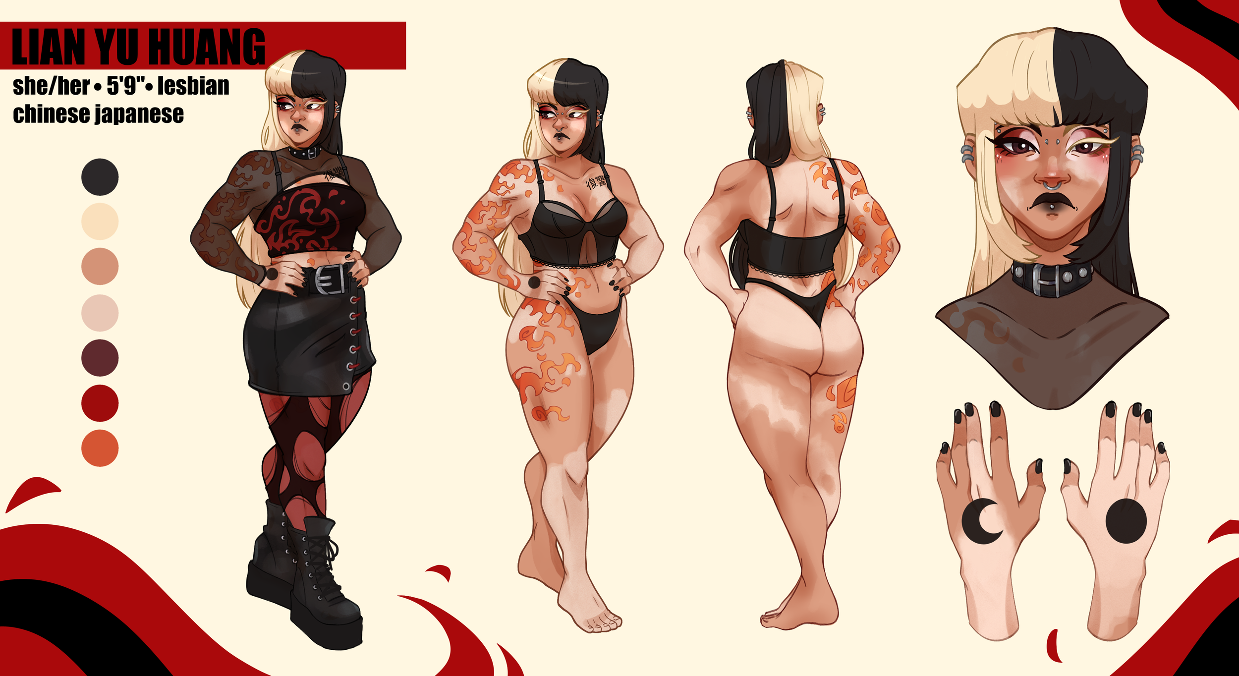 Lian Yu, Character Sheet