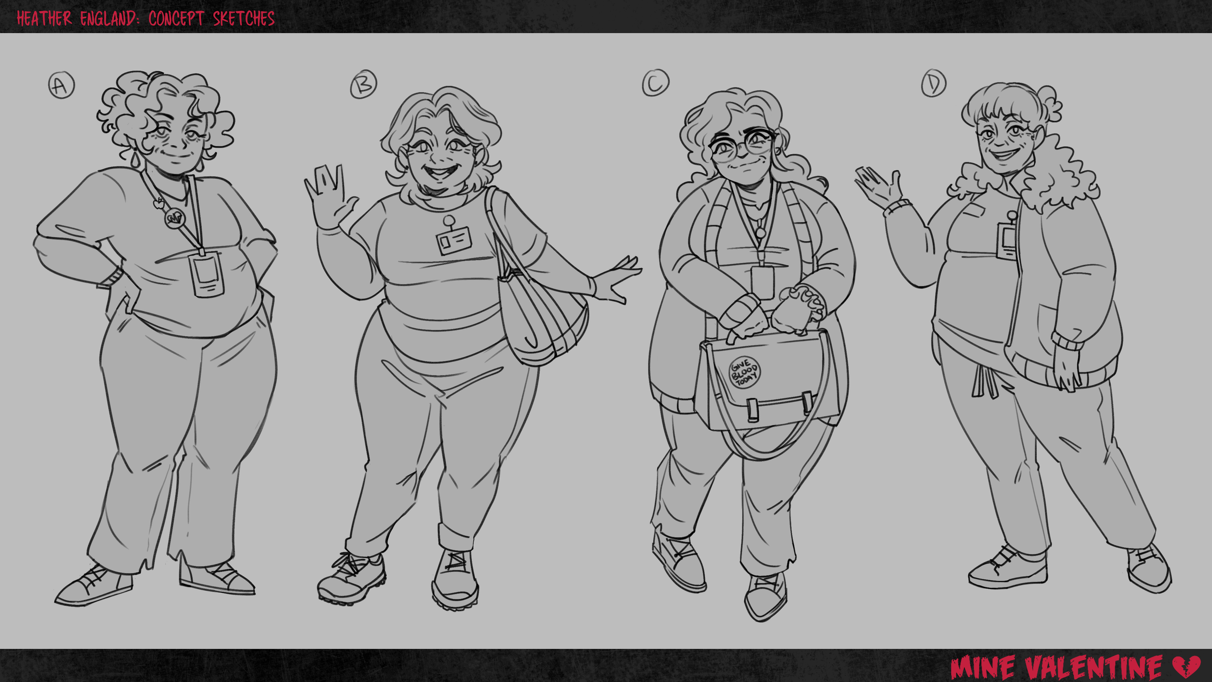 Heather initial sketches.