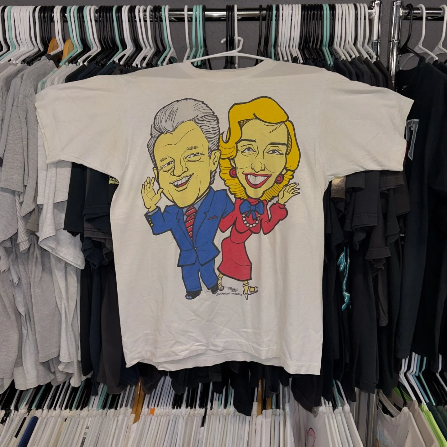 Crazy Clinton T Shirt Size M/L 

Toss me a DM if interested