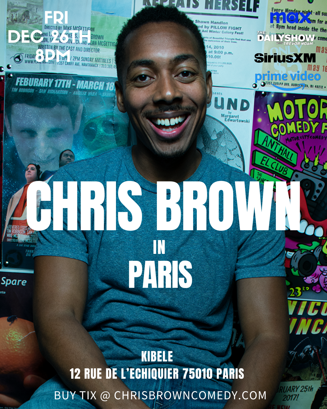 CHRIS BROWN in Paris performed in English