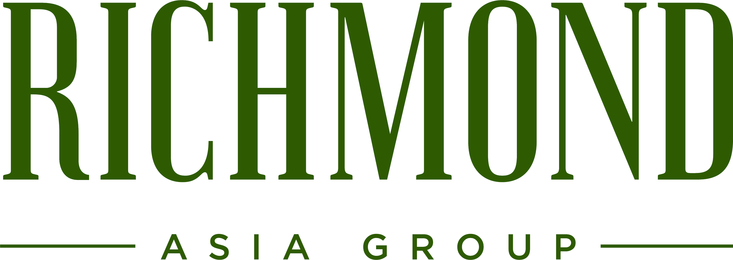 The logo of Richmond Asia Group