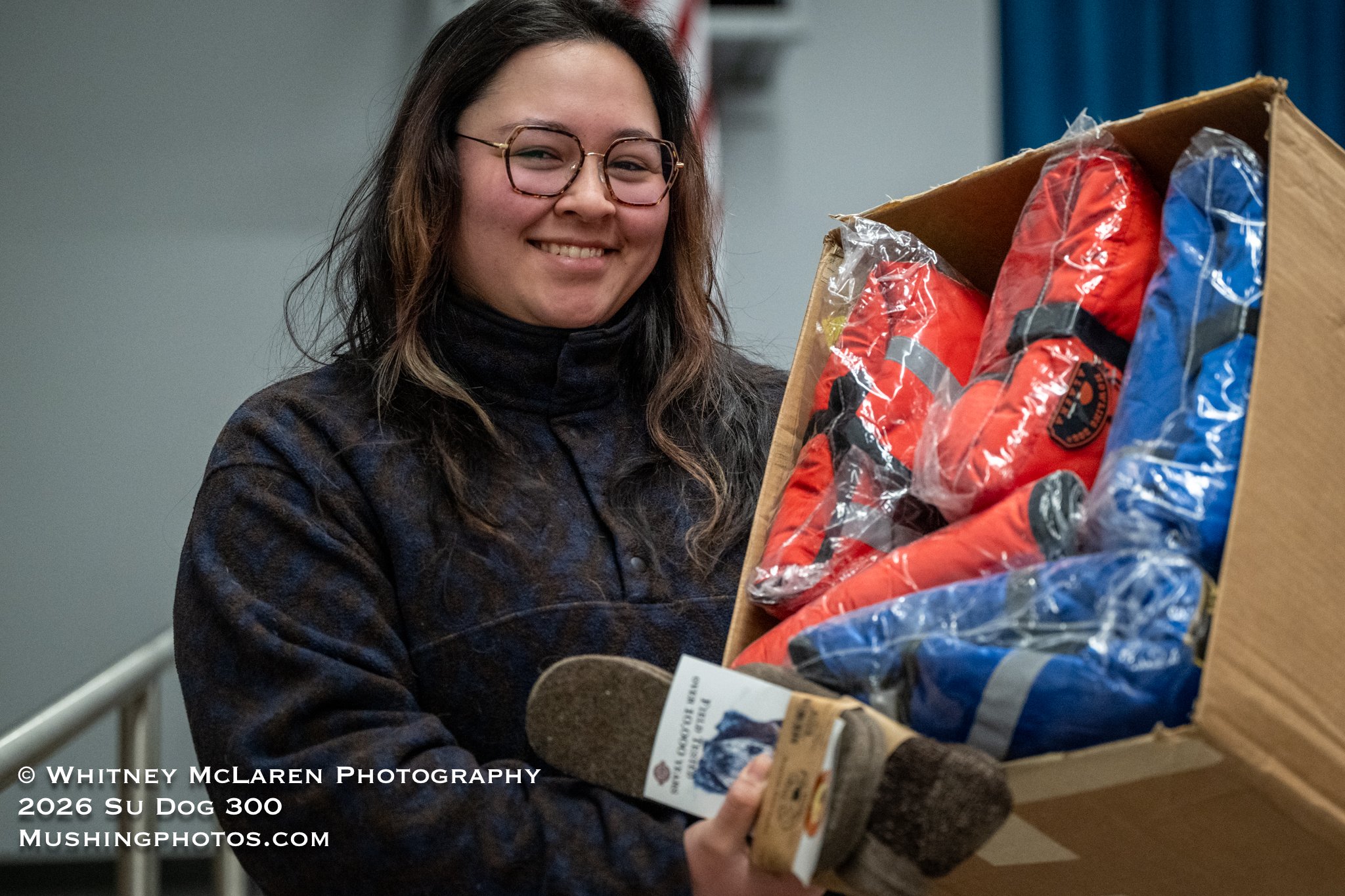 Jessi Downey chooses Buffalo Wool socks and a box full of Howling Dog coats