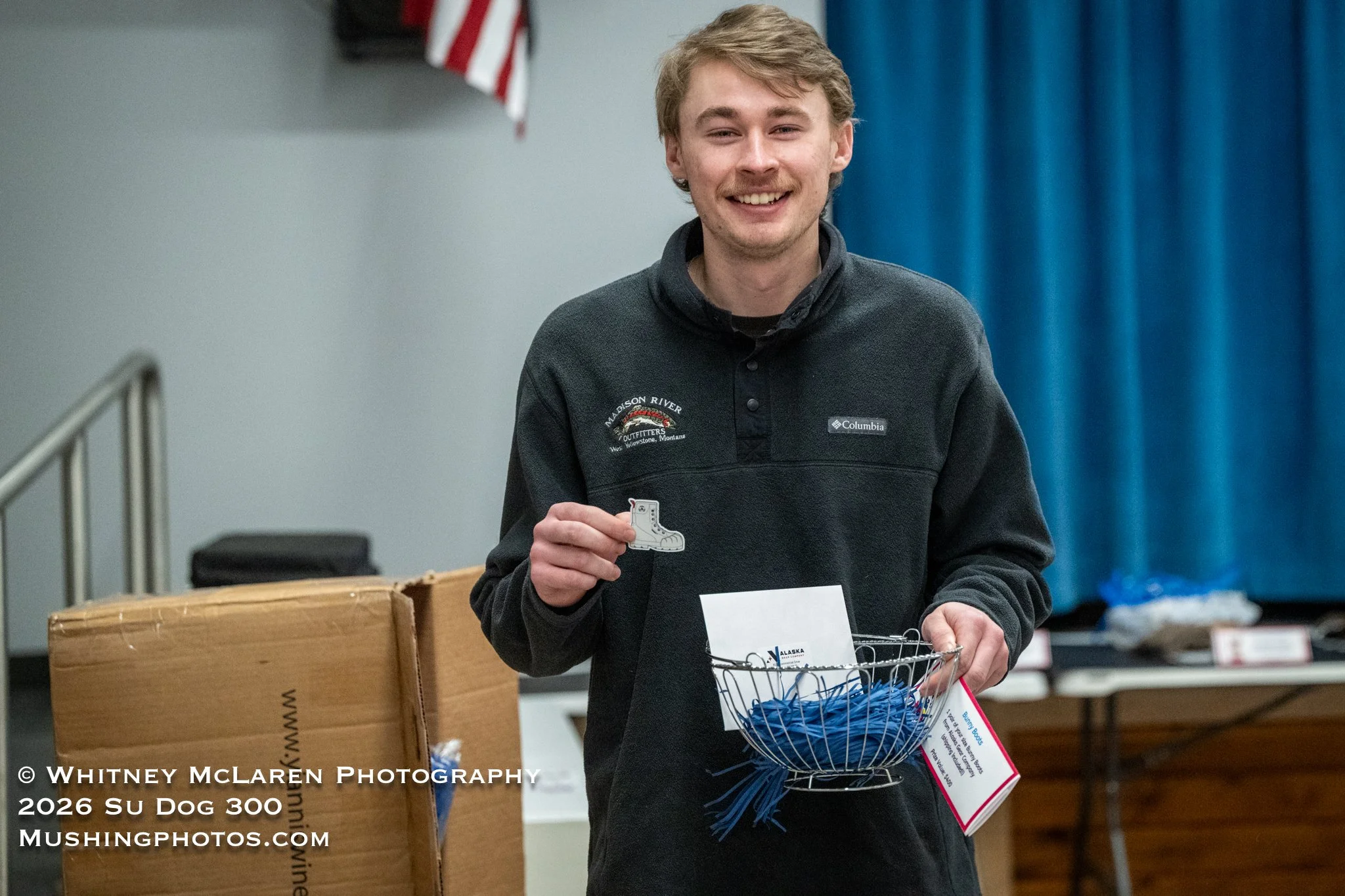 Baydon Ketts chooses a certificate for one pair of the new AK Gear Company Bunny Boots in his size!