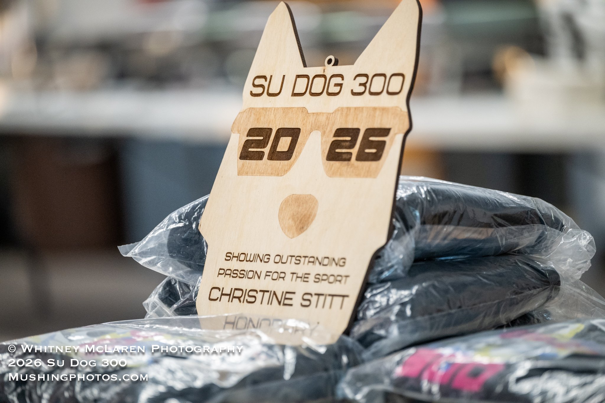 In honor or our 2026 Honorary Musher, Christine Stitt