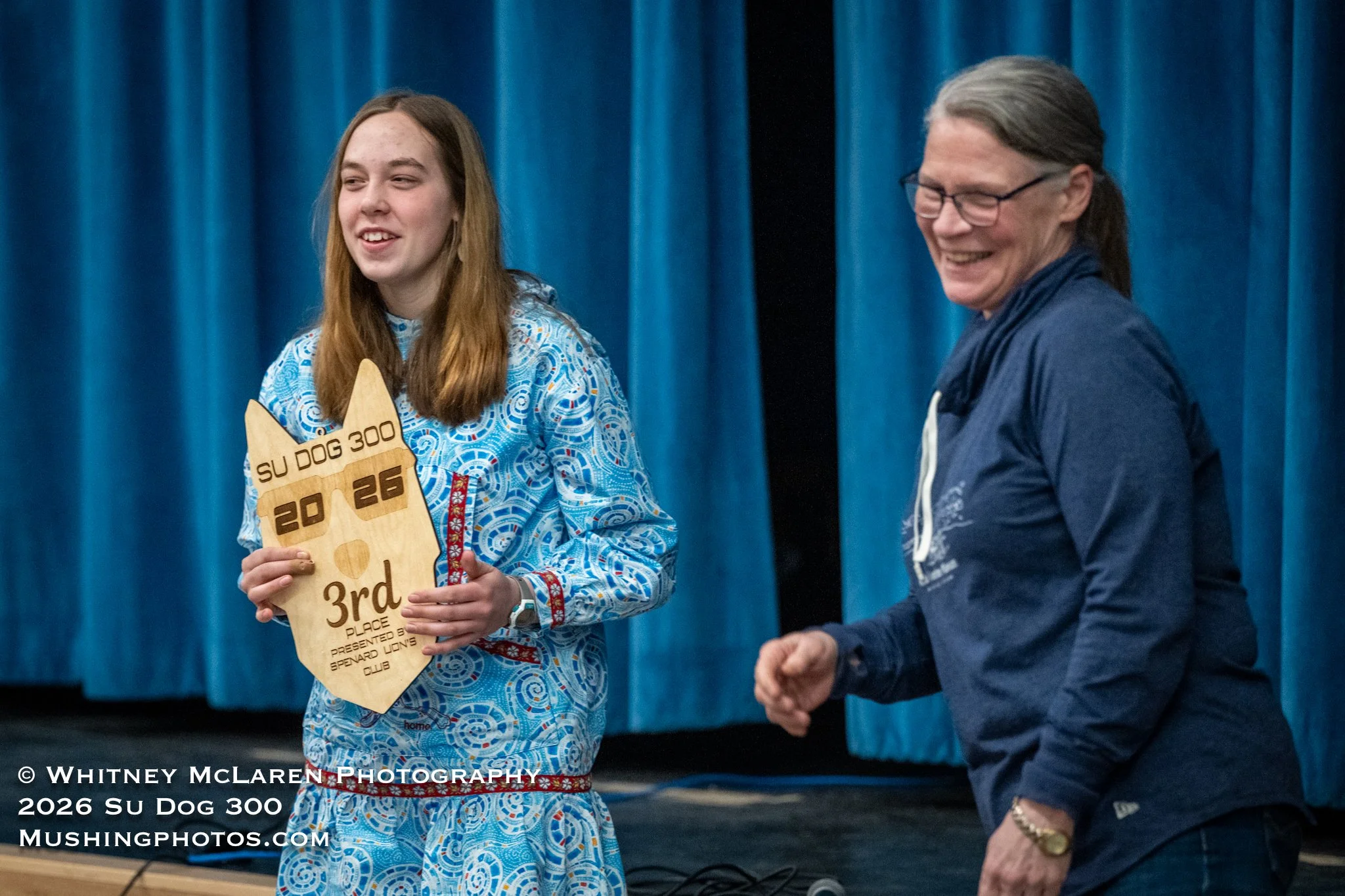 Addie Ann receives 3rd place, presented by the Spenard Lion's Club!