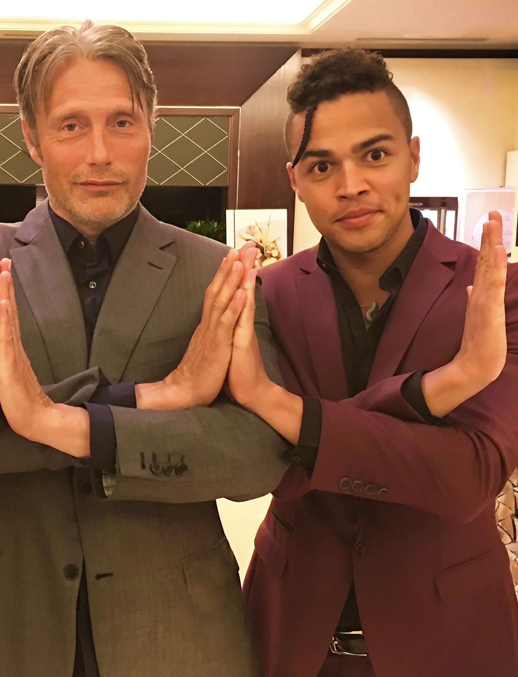 International Iconic Actor Mads Mikkelsen & Reconnect Founder Cliff Divine