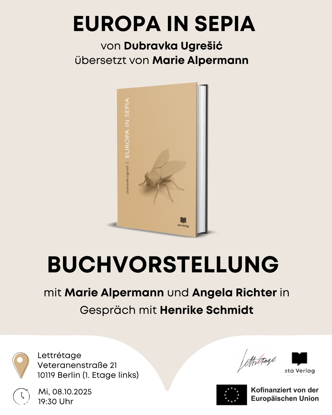 Buchvorstellung – Europa in Sepia – 08.10.2025