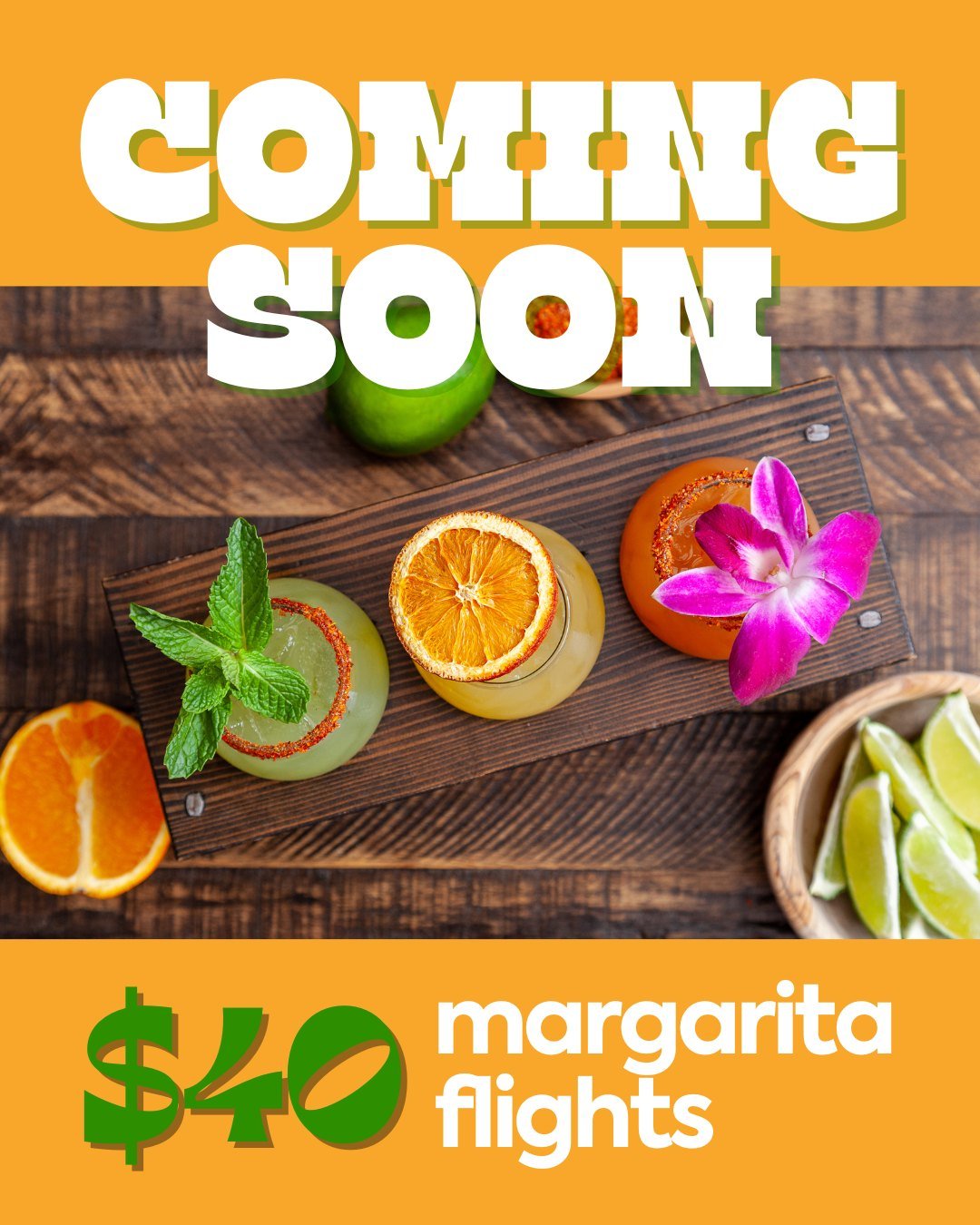 Get ready for something muy especial at Los Muchachos&hellip; we'll be shaking up NEW off-menu margaritas and serving them in a delicious 4-flight tasting paddle for just $40! 🍹💃

Perfect for margarita lovers looking to sip something new. Stay tune