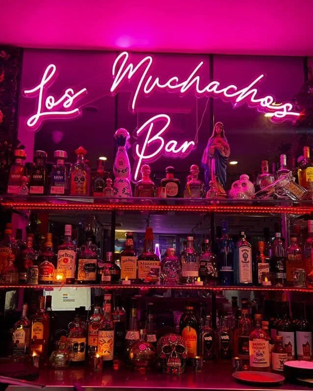 The Los Muchachos bar - where margarita dreams come true 🍸🤩.