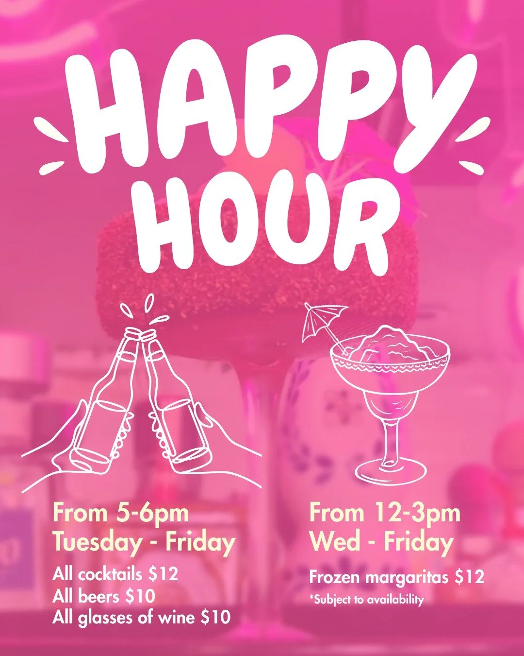 Happy hour means never having to pick favourites. 😉

Book your fiesta with us this week - 0416 940 798.