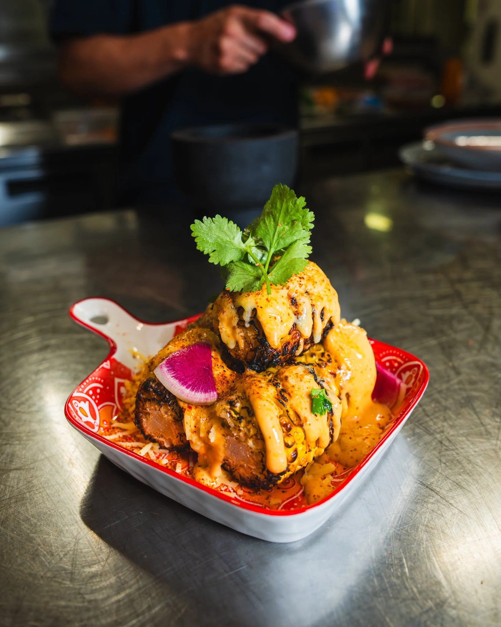 Sweet. Smokey. Spicy. 

🌽 Elotes - grilled mexican corn on the cob with lime chilli salt, cheese and chipotle aioli.