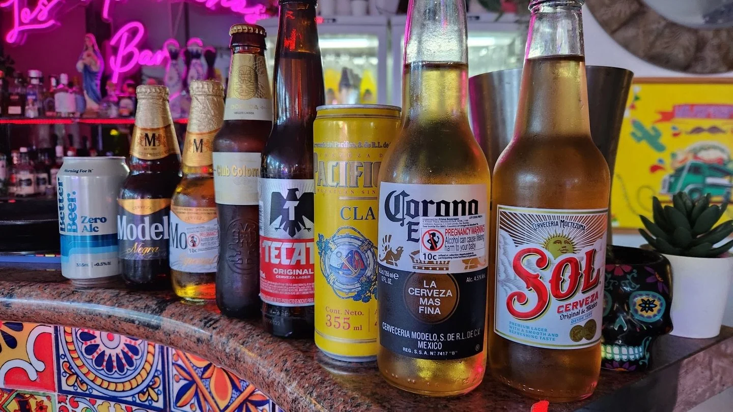 NEW beers have landed. Enjoy a cold Tecate or Modelo Negro 🍻😊